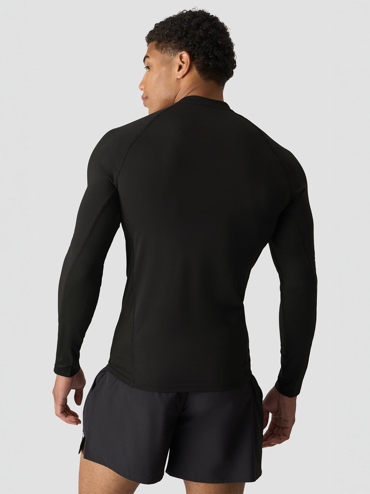ICIW Stride Muscle Fit Long Sleeve Black