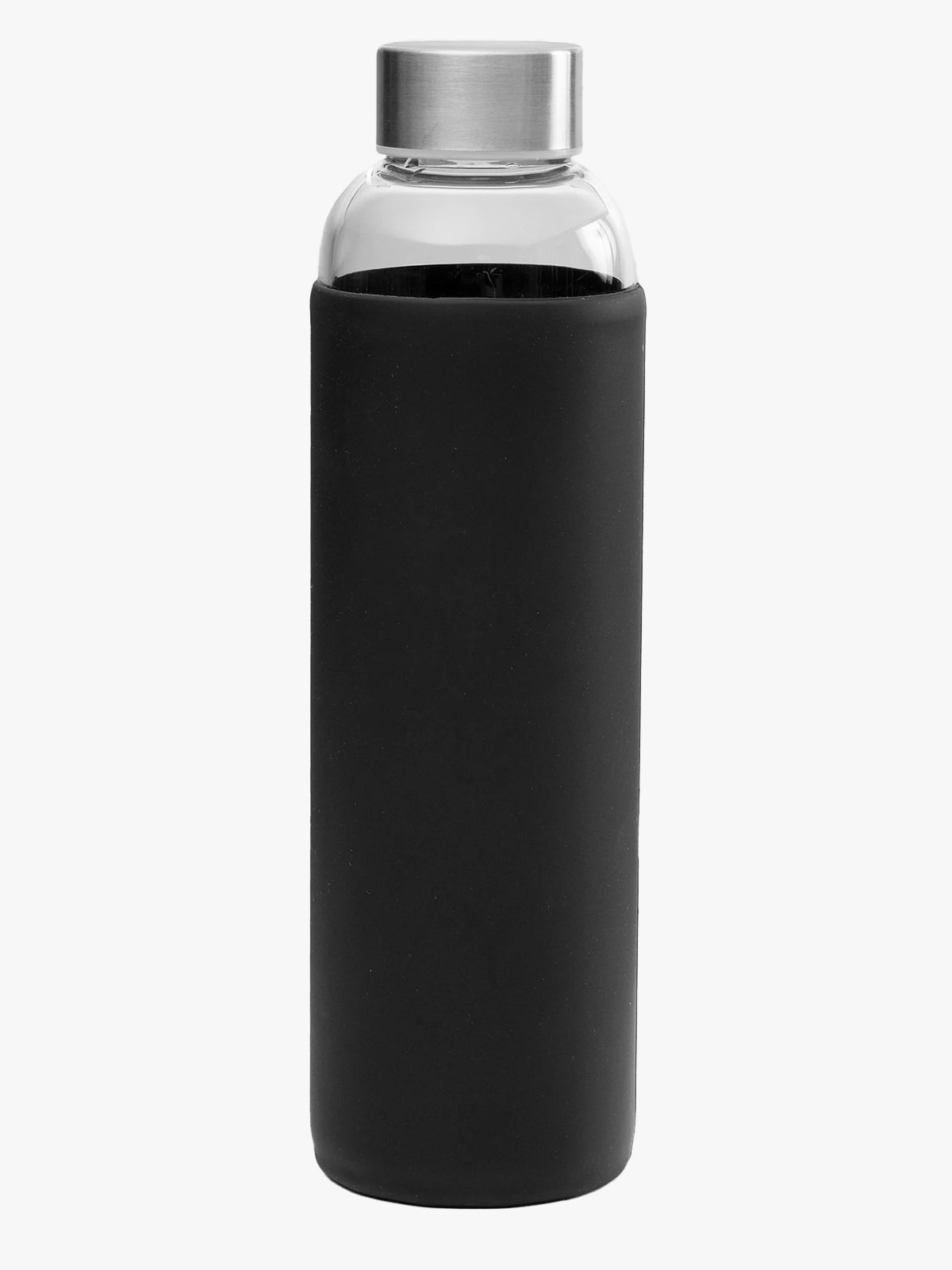 ICIW Glass Water Bottle 550ml Black