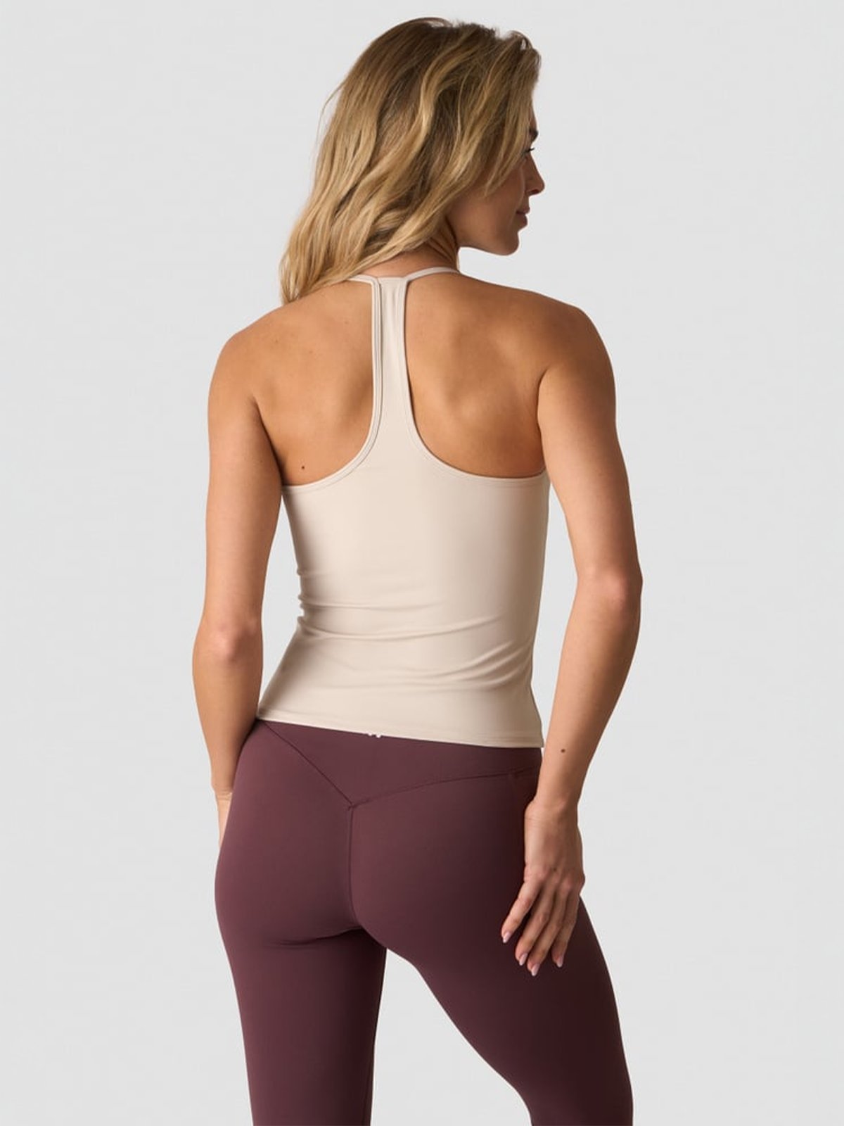 ICIW Nimble Strappy Tank Top Stone Grey