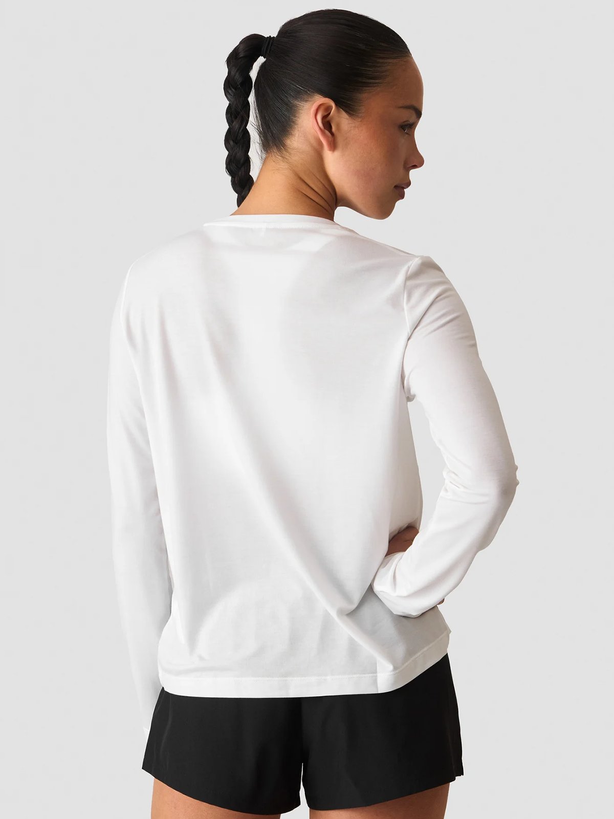 ICIW Define Loose Long Sleeve White Snow