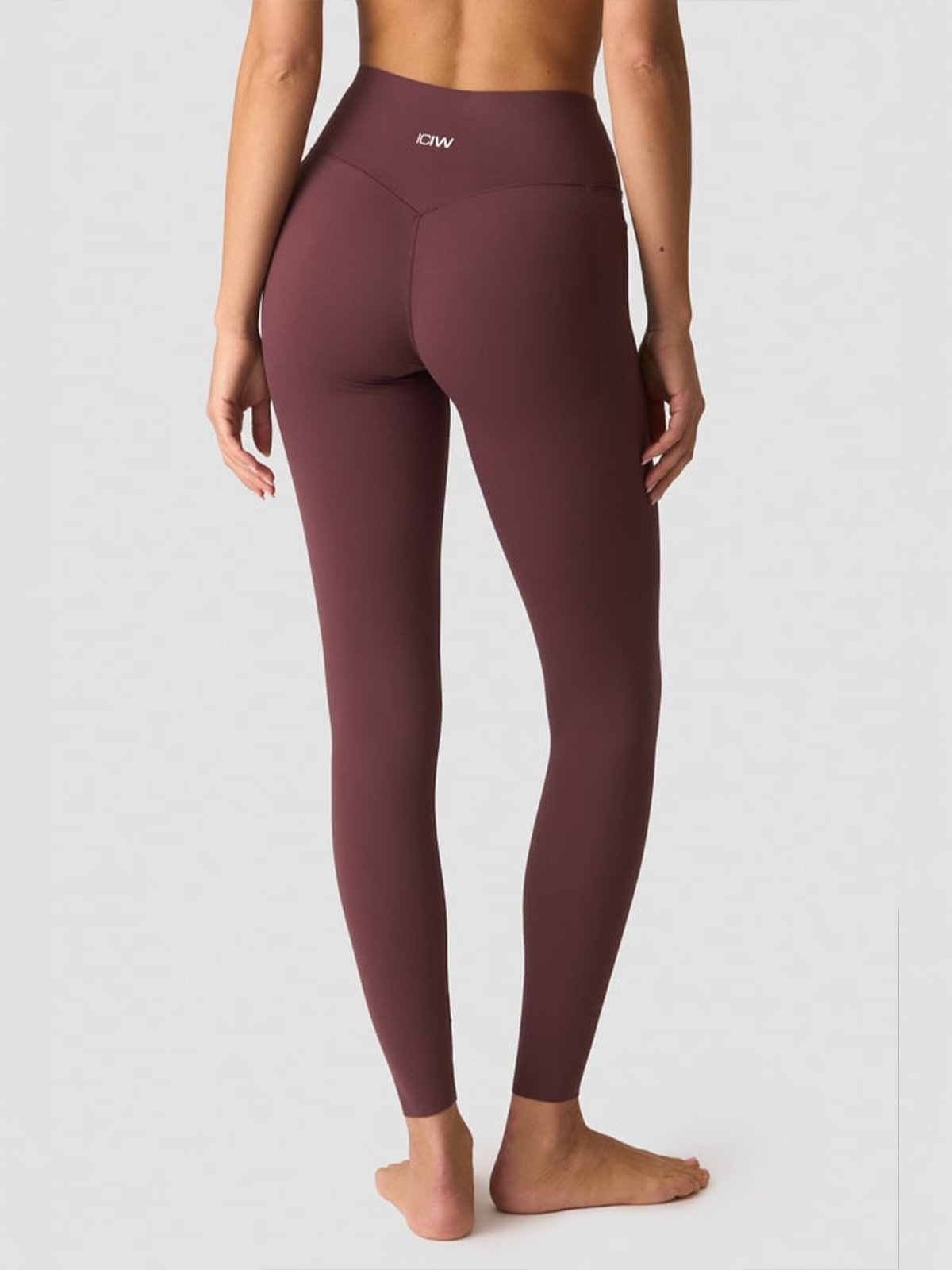 ICIW Nimble No-Rise Tights Dull Berry Red