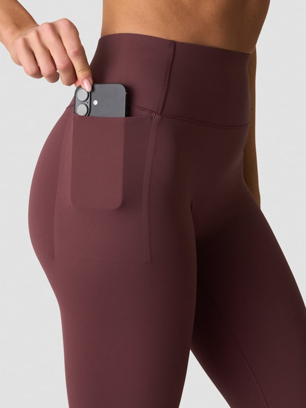 ICIW Nimble No-Rise Tights Dull Berry Red