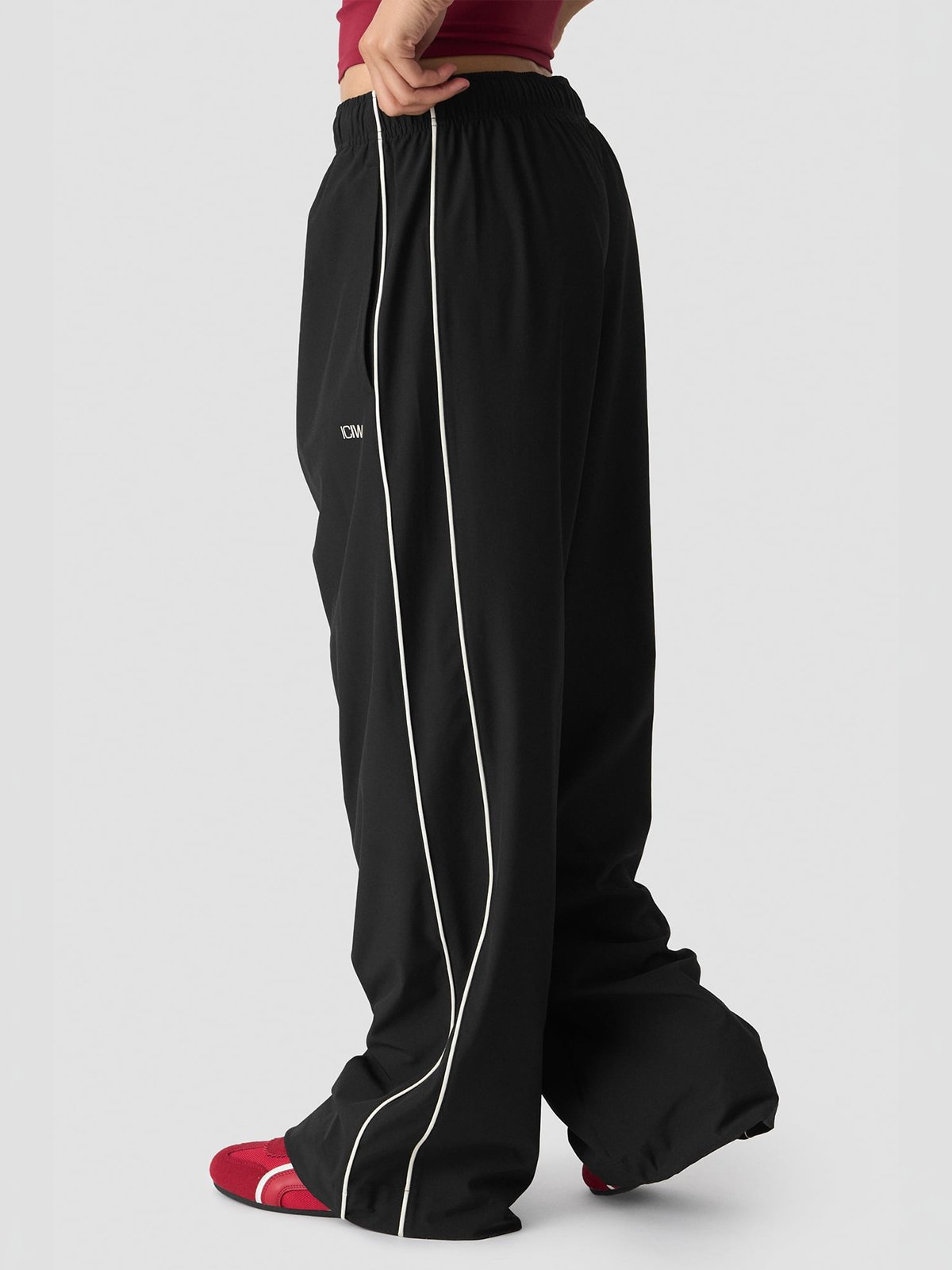 ICIW Contrast Pants Black