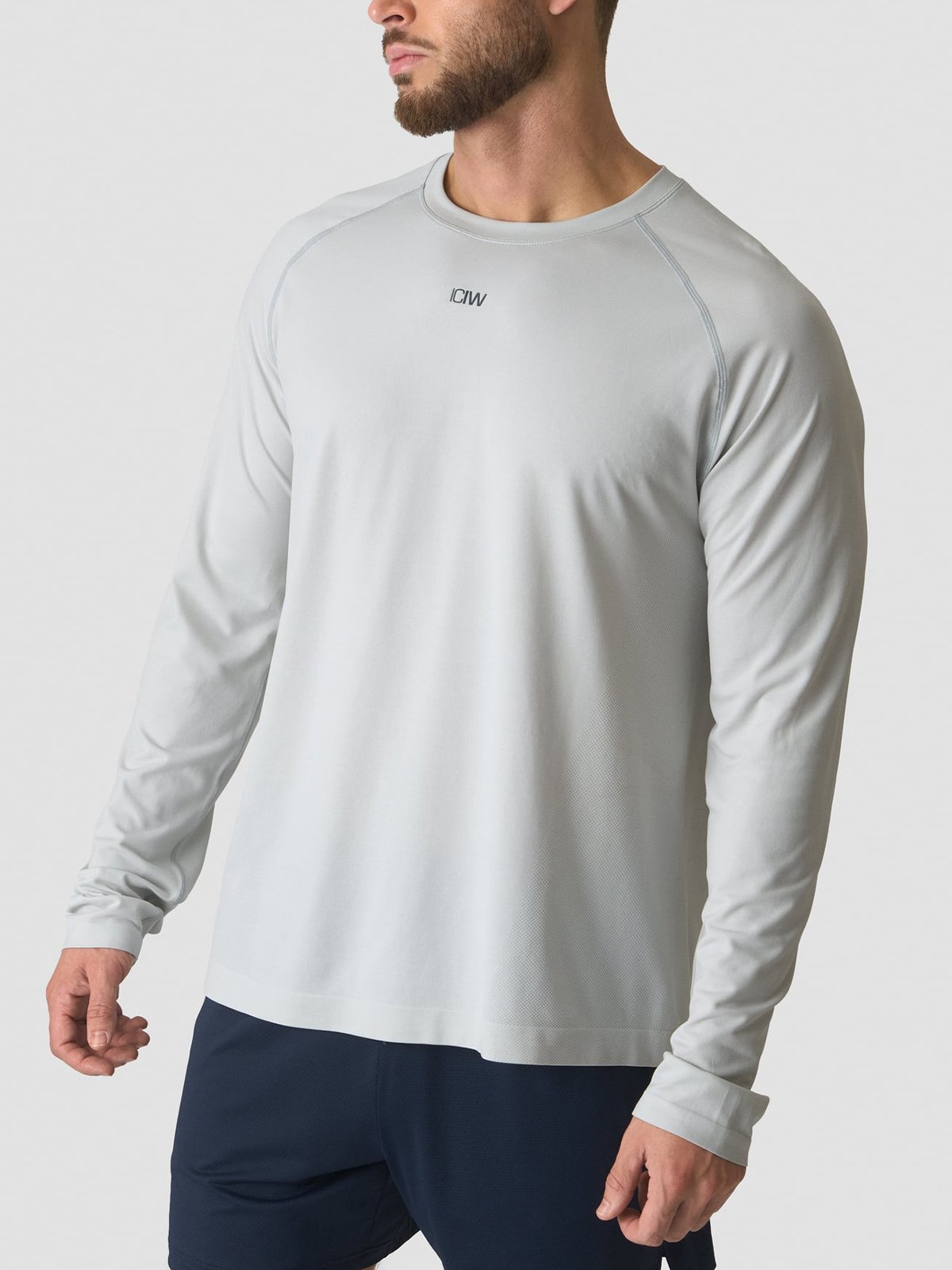 ICIW Stride Long Sleeve Lunar Grey