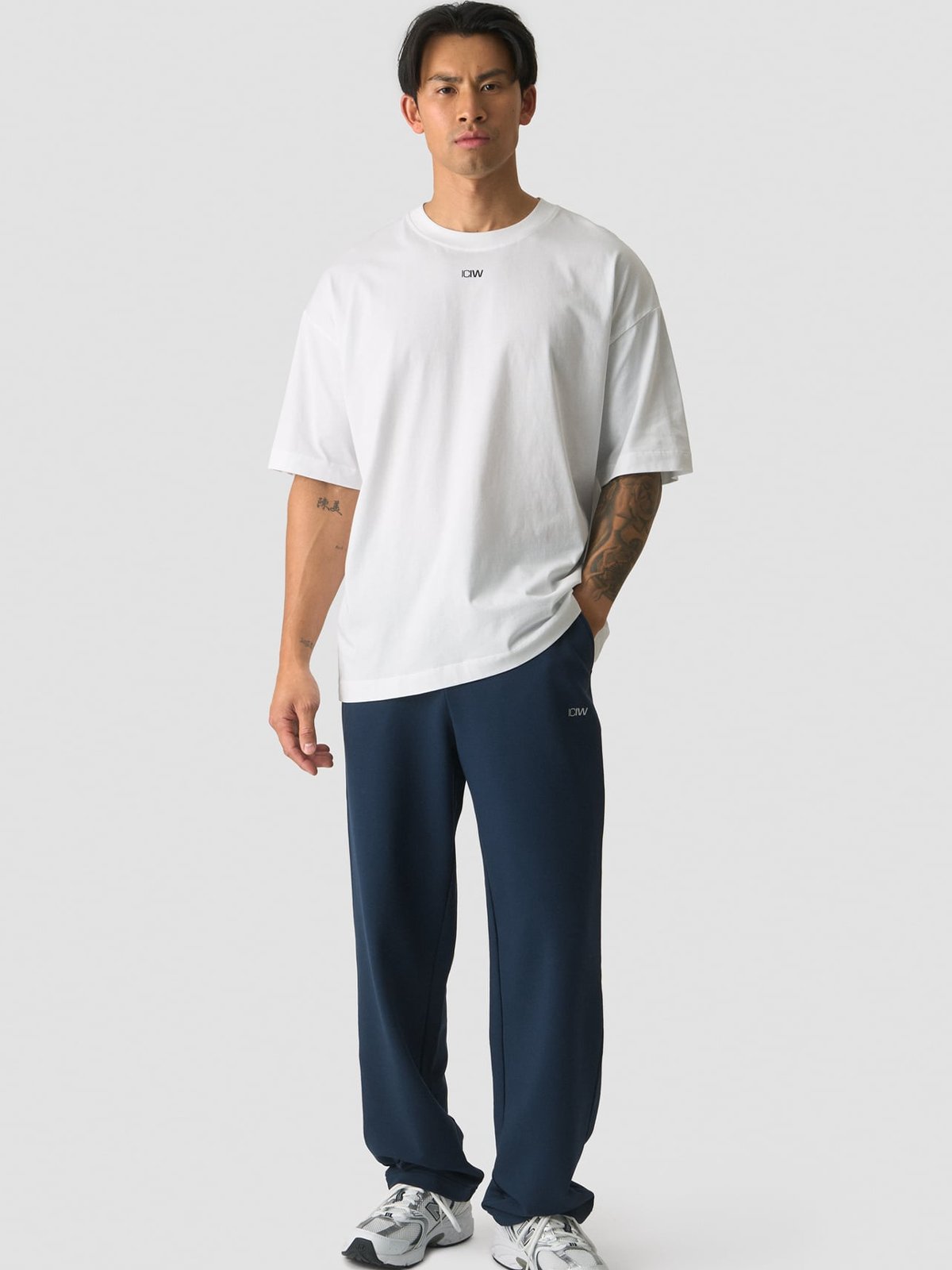 ICIW Stride Straight Leg Sweat Pants Midnight Blue