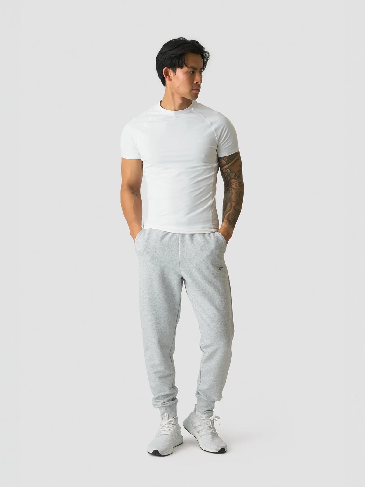 ICIW Stride Sweat Pants Light Grey Melange