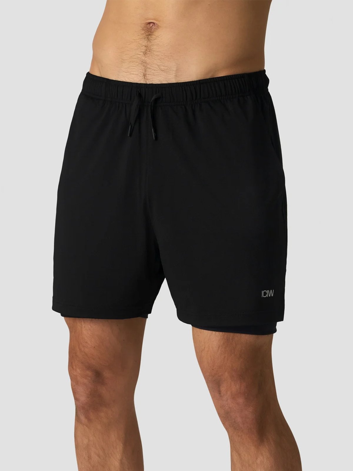 ICIW Stride 2in1 Shorts 2.0 Black