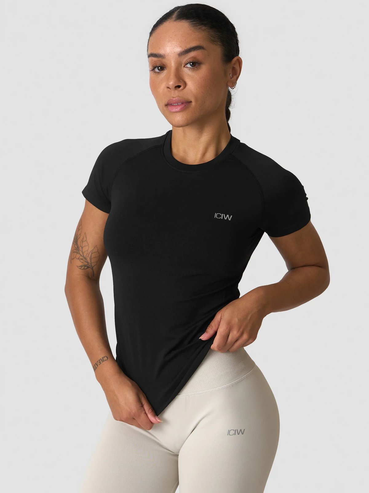 ICIW Define Seamless T-Shirt Black