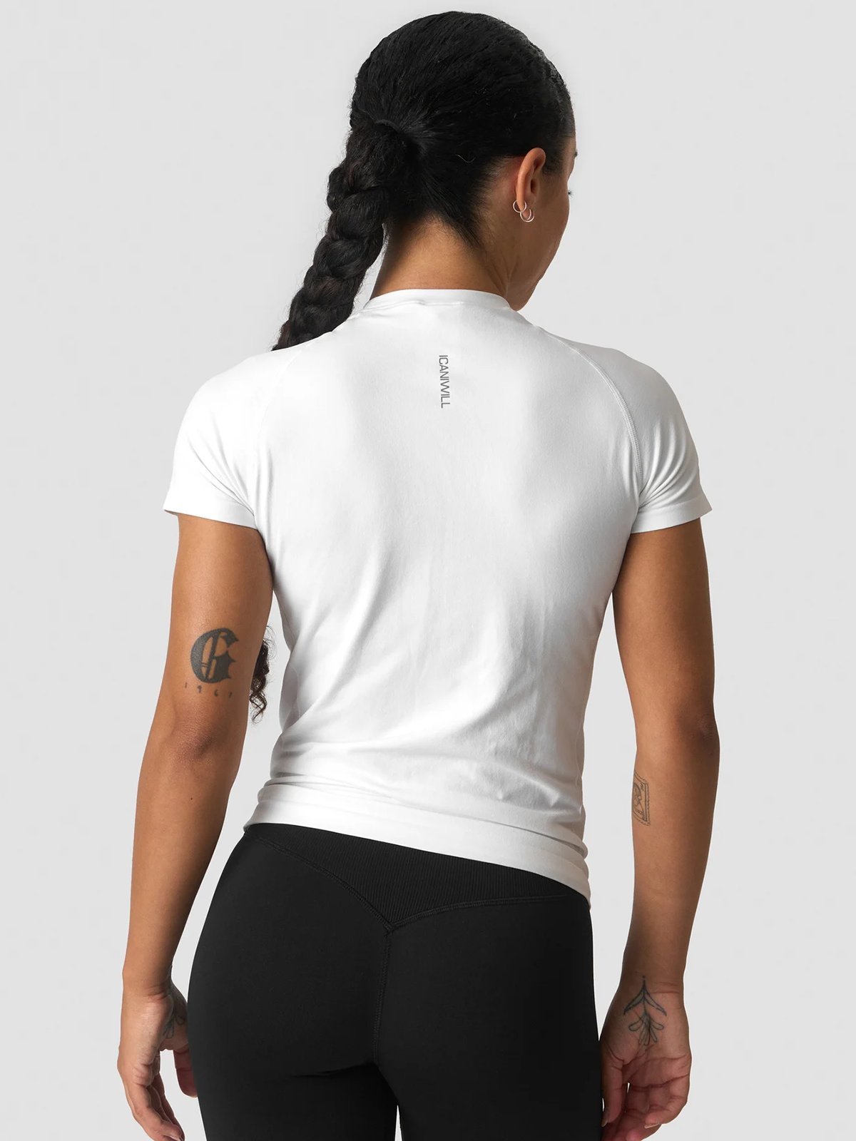 ICIW Define Seamless T-Shirt White Snow