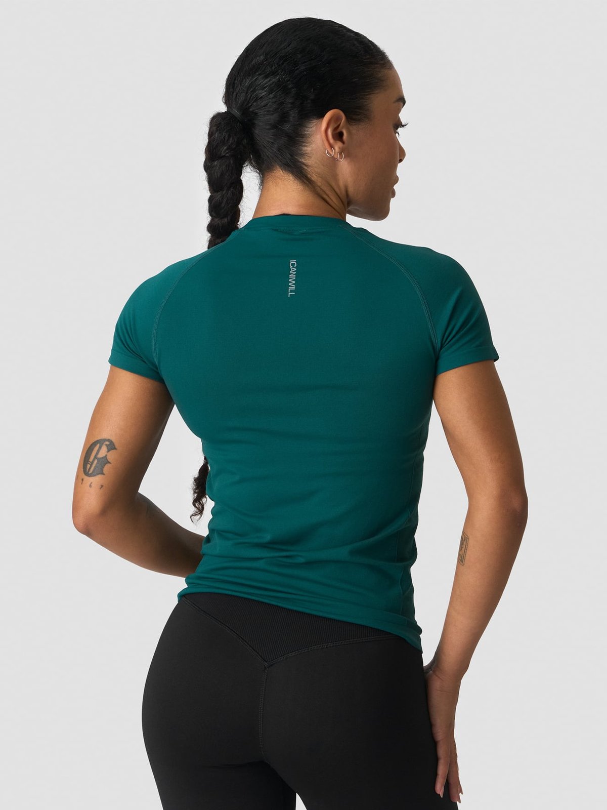 ICIW Define Seamless T-Shirt Petrol Green