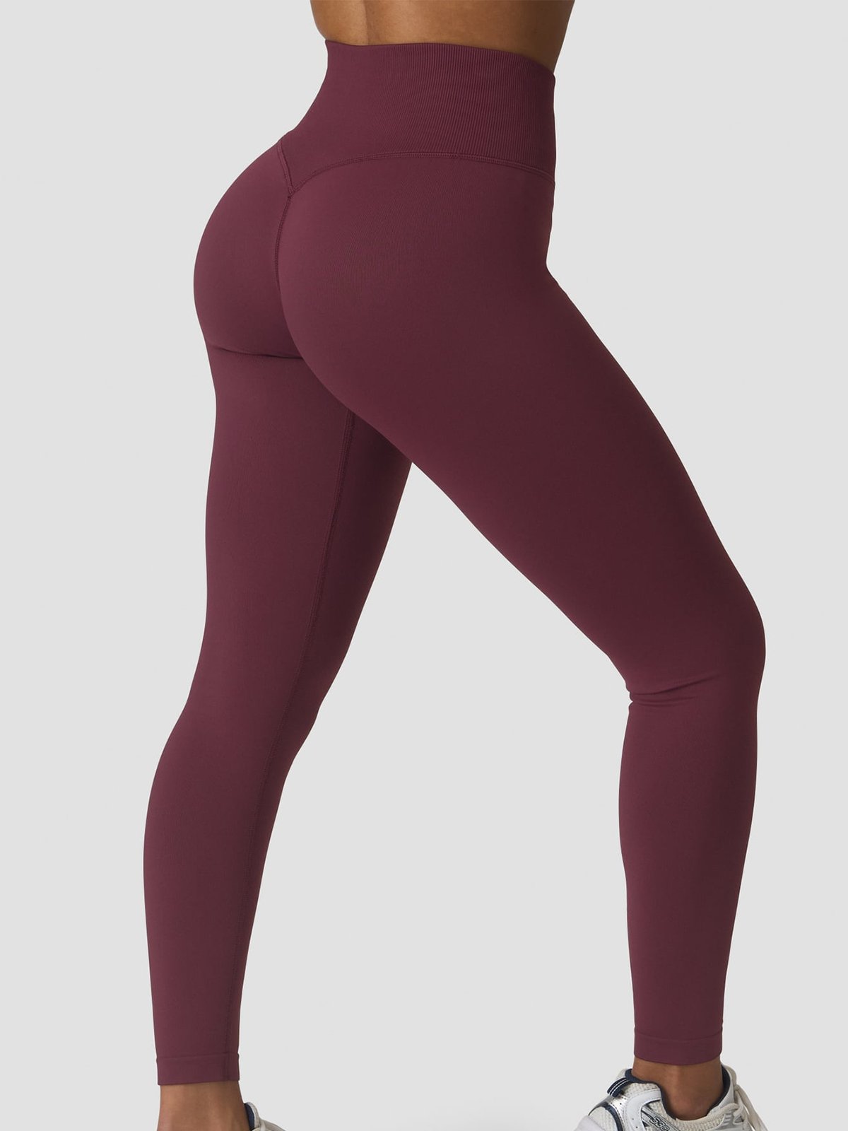 ICIW Define Seamless V-Shape Tights Maroon Red