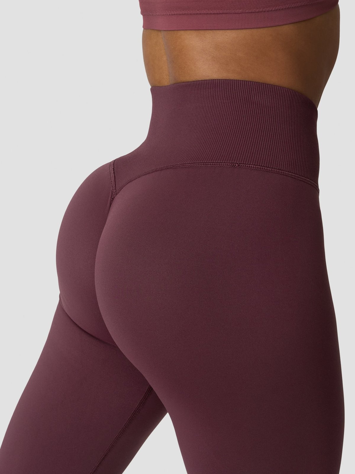 ICIW Define Seamless V-Shape Tights Maroon Red