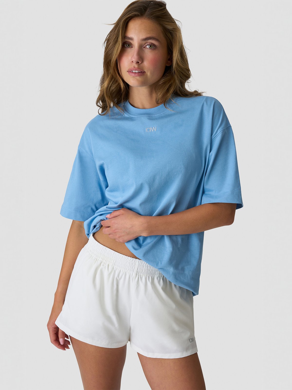 ICIW Everyday Oversized Tee Dove Blue