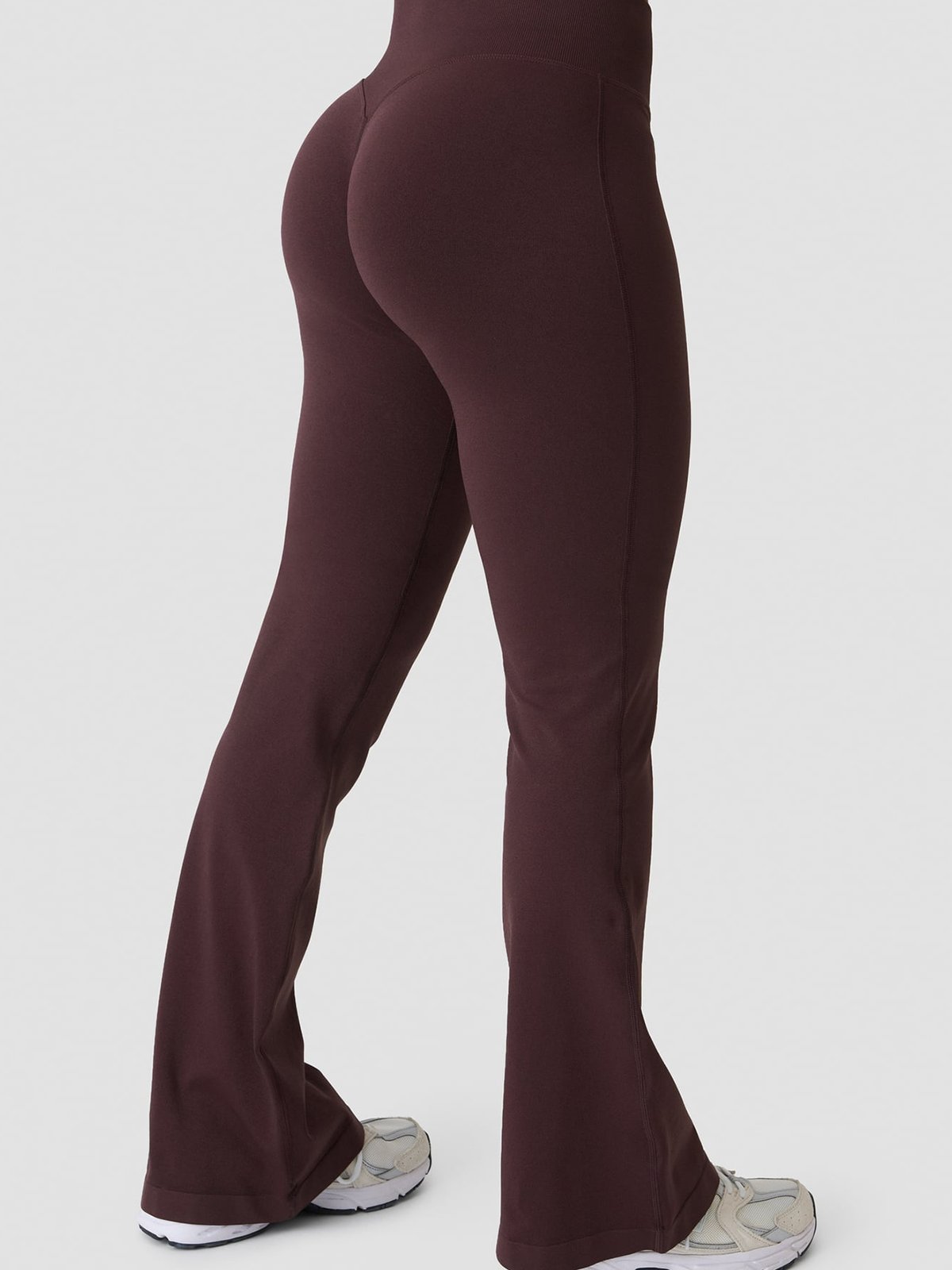 ICIW Smooth Seamless Flared Tights Espresso