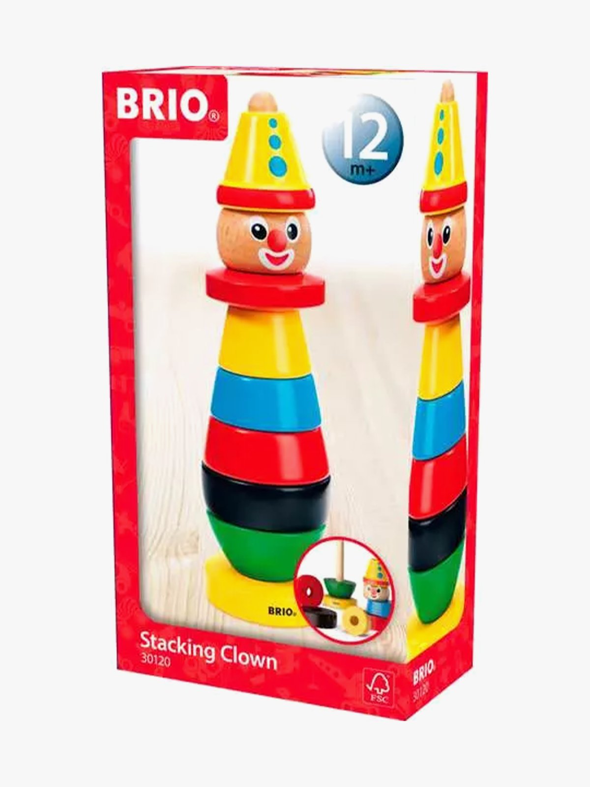 Brio Stableklovn 23 cm Flerfarget