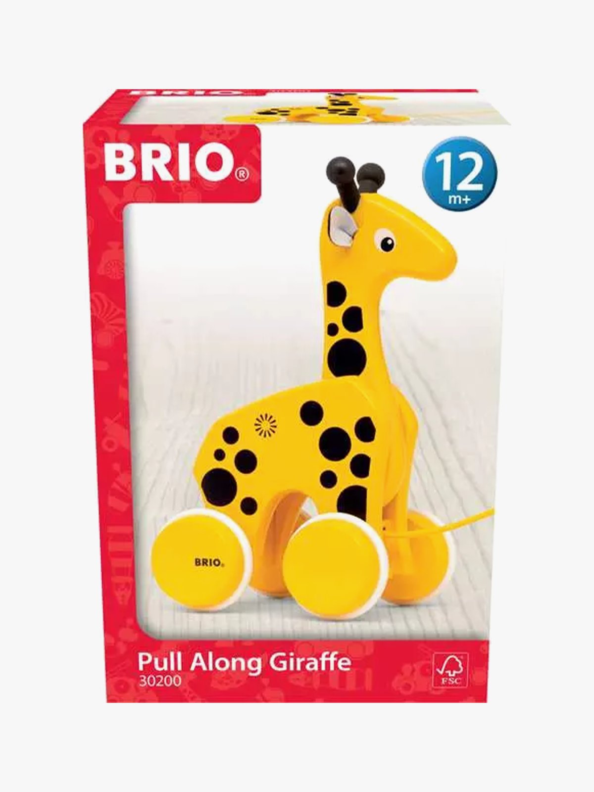 Brio Giraff Trekkeleke Flerfarget