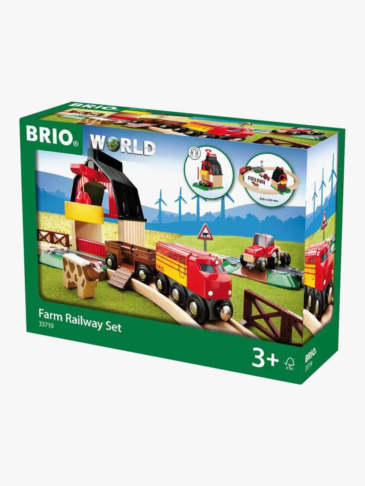 Brio Togbane Bondegård 20 deler Flerfarget