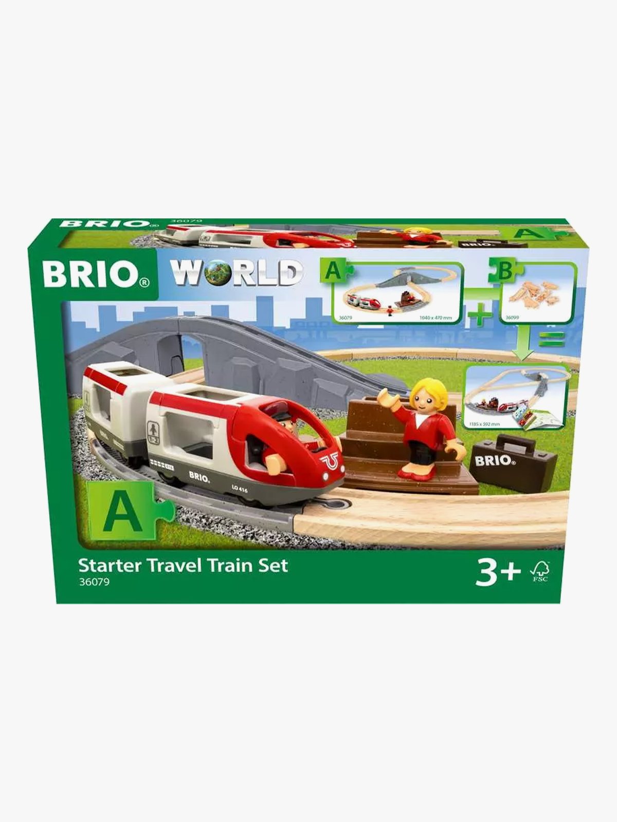 Brio Starter Travel Train Set Flerfarget