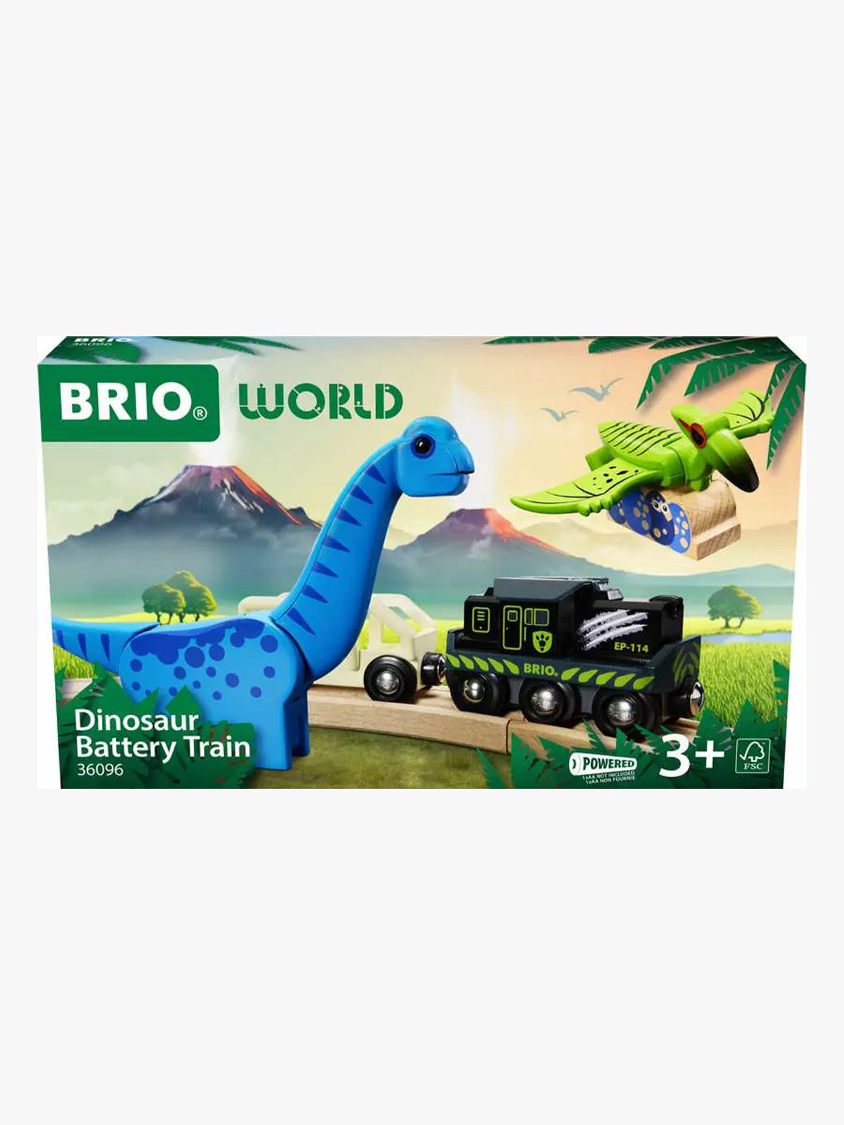 Brio Dinosaur Battery Train Flerfarget