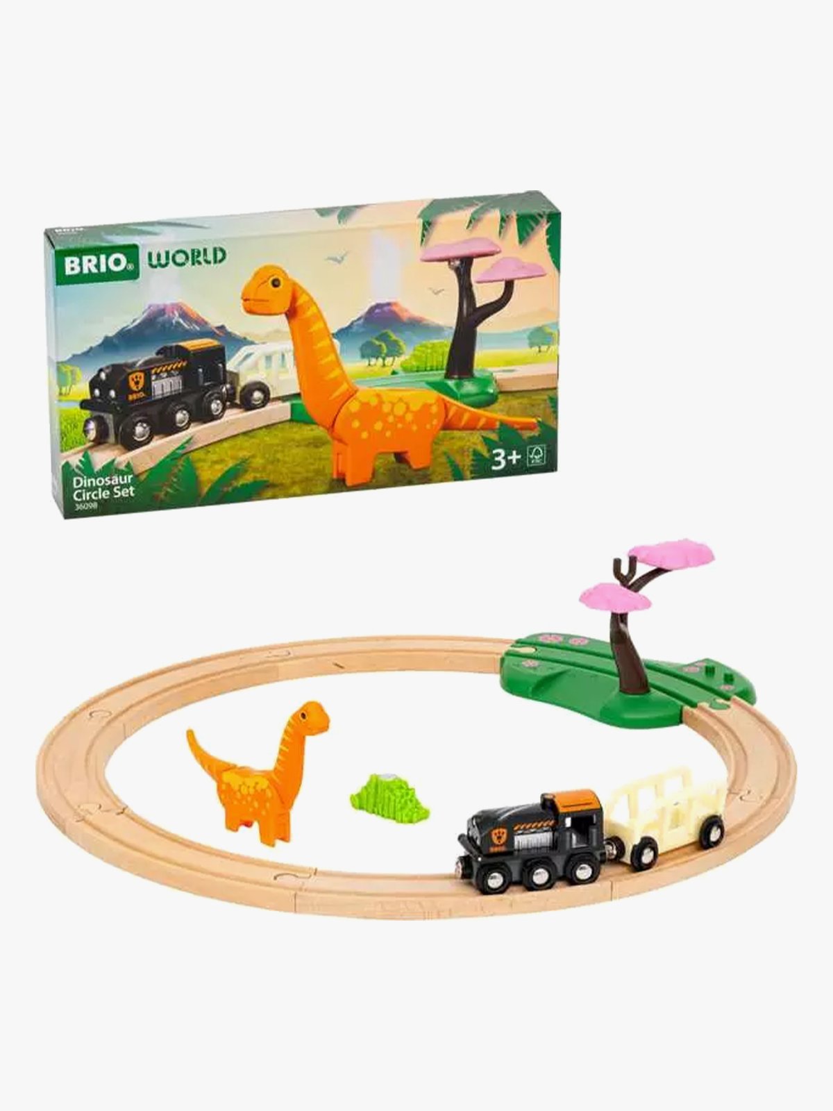 Brio Dinosaur Circle Set Flerfarget