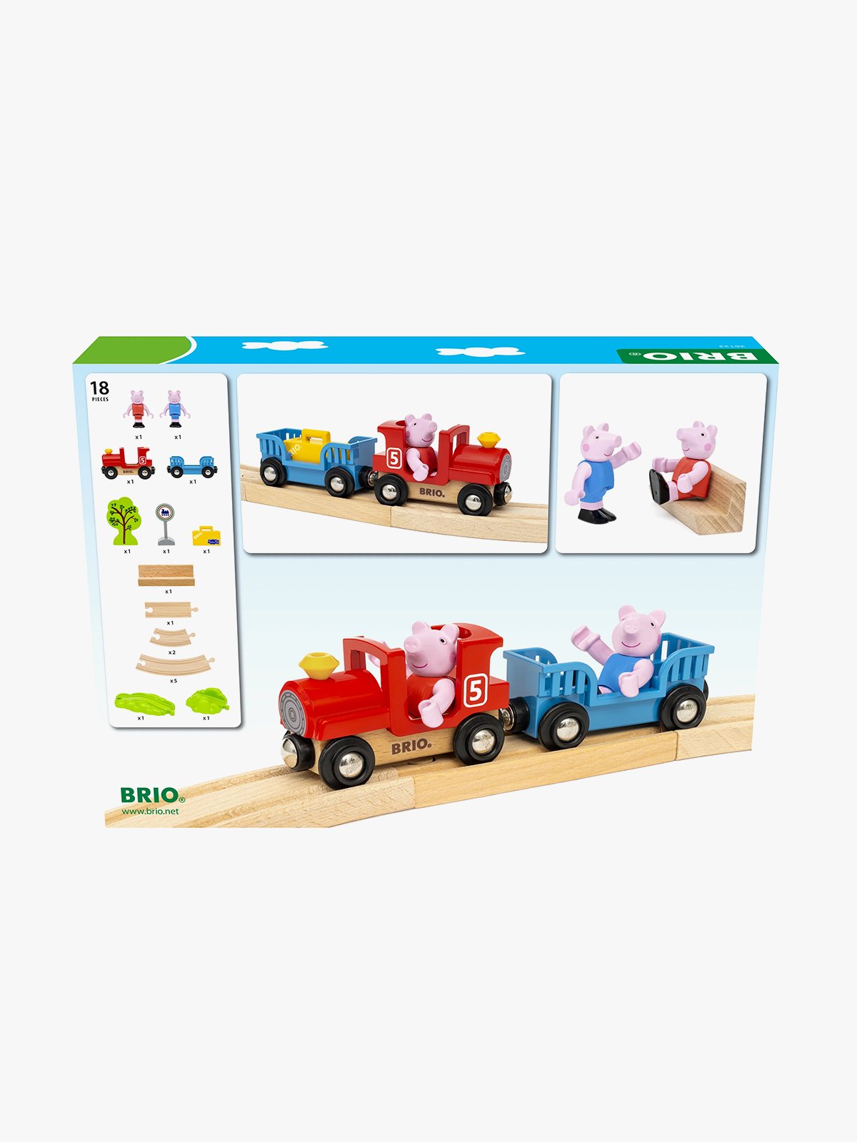 Brio ® Peppa Pig Train Set Flerfarget