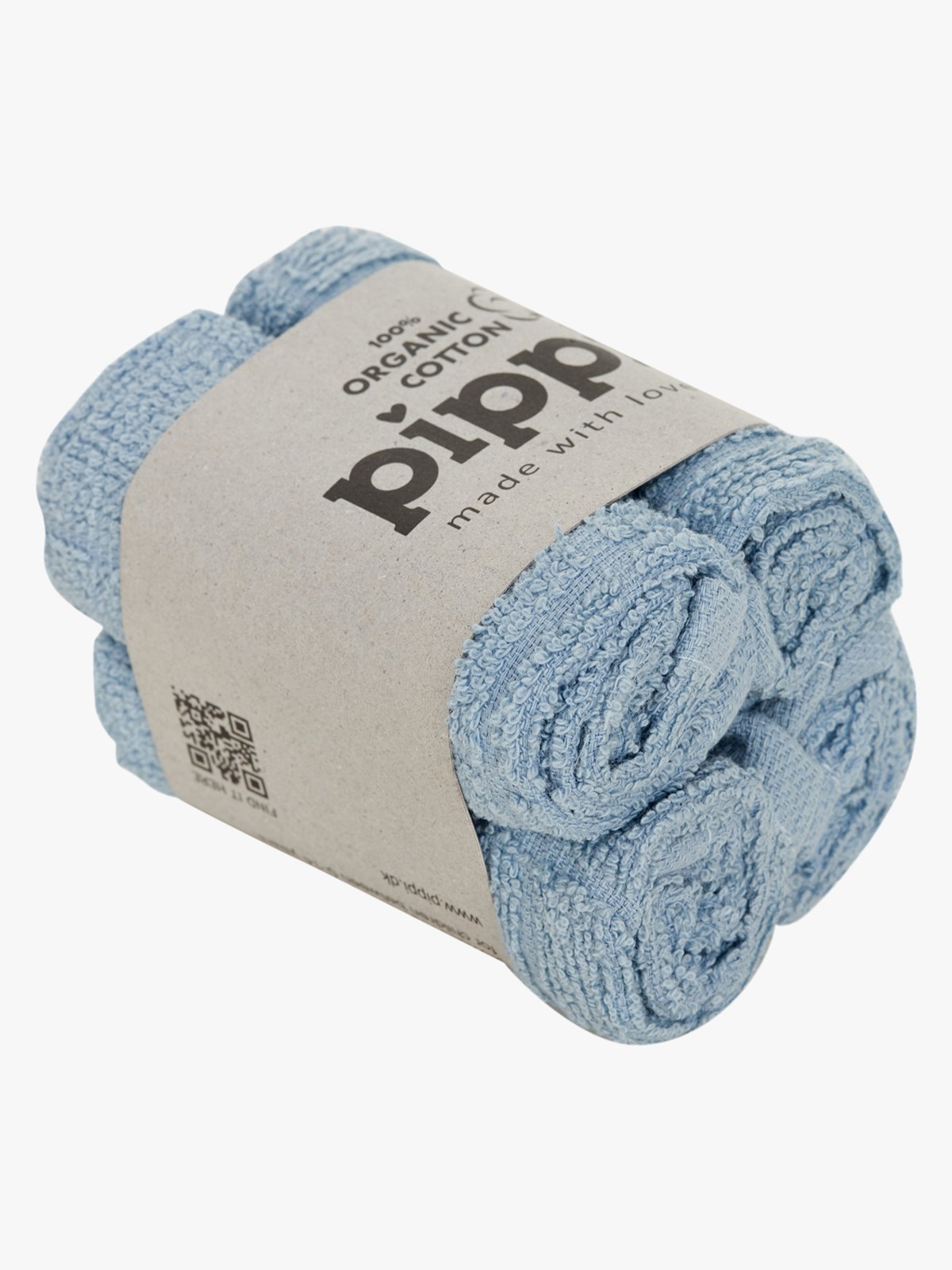 Pippi Facecloth (4-pack) Blå