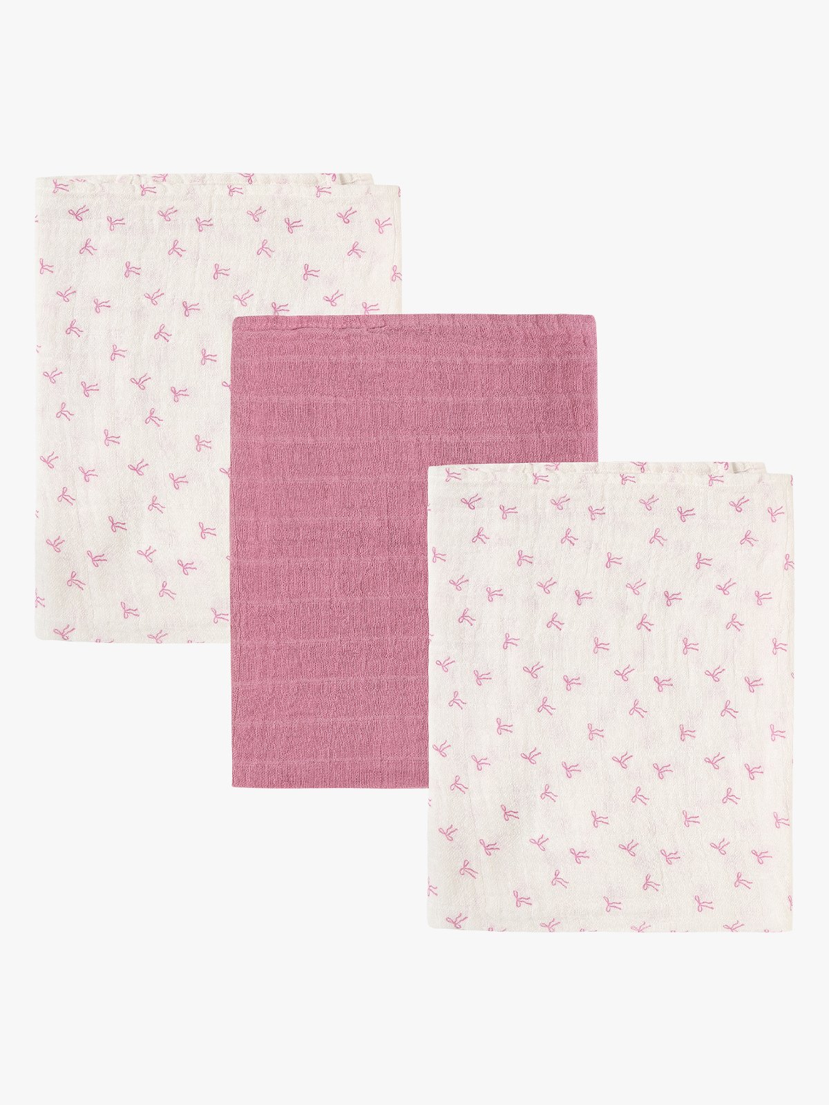 Pippi Cloth Muslin (3-pack) Rosa
