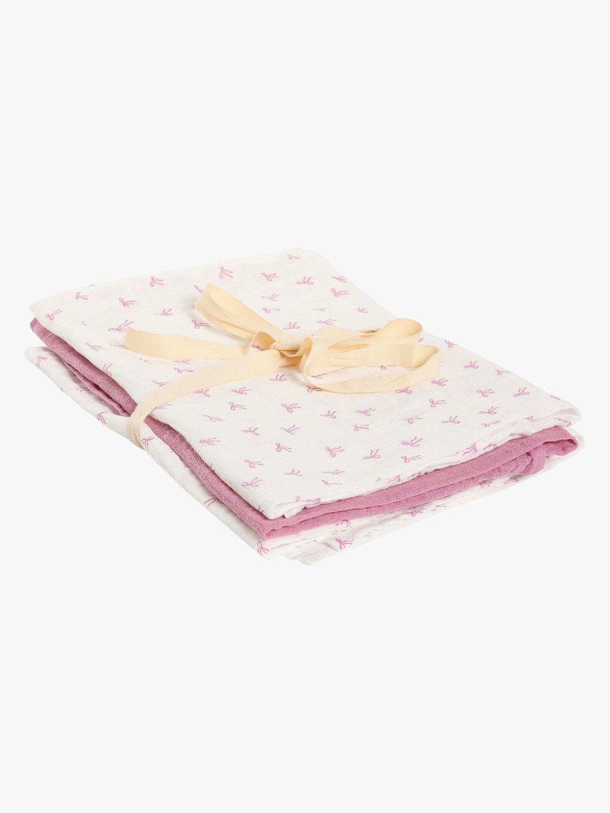 Pippi Cloth Muslin (3-pack) Rosa
