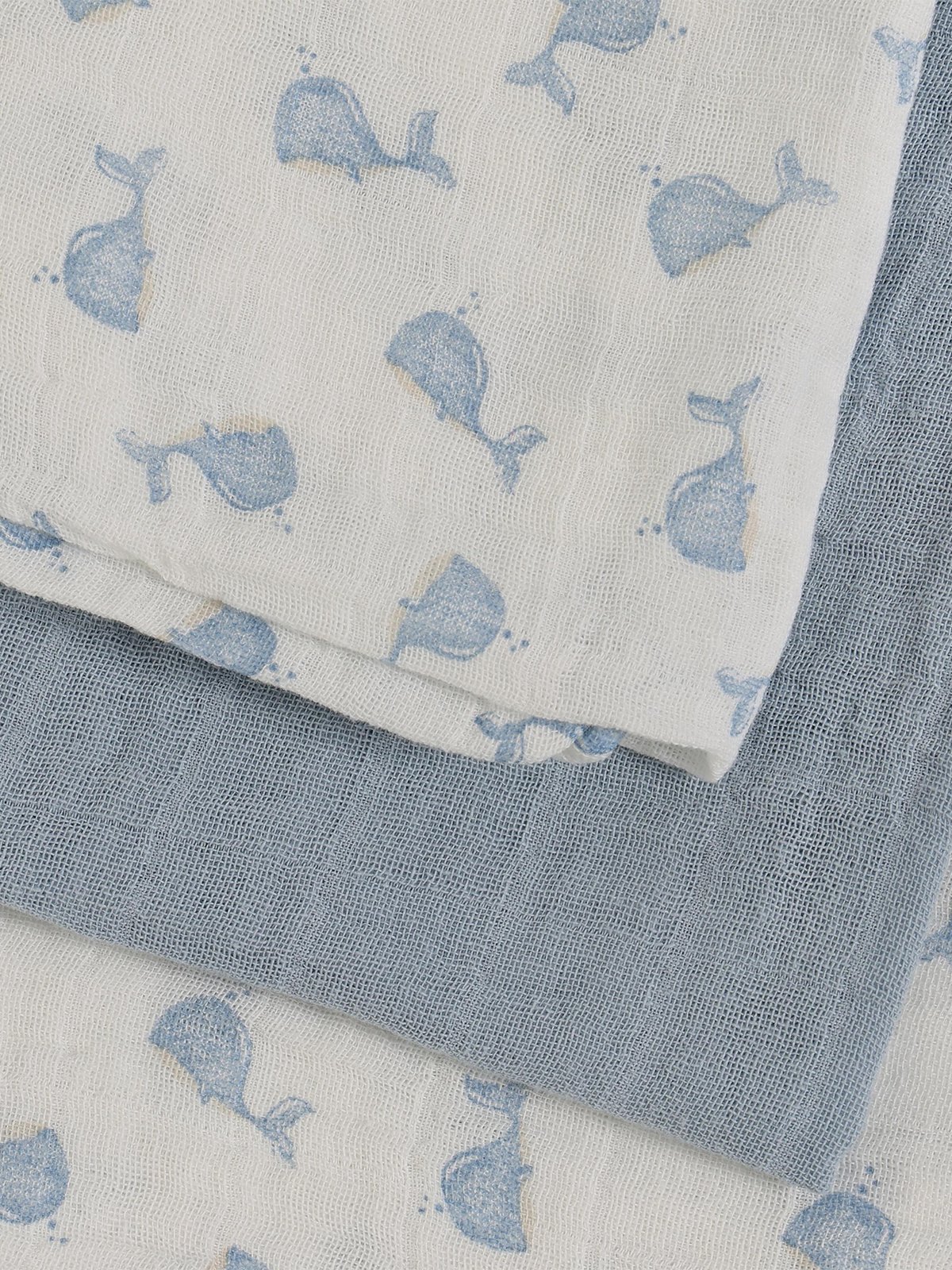 Pippi Cloth Muslin (3-pack) Blå