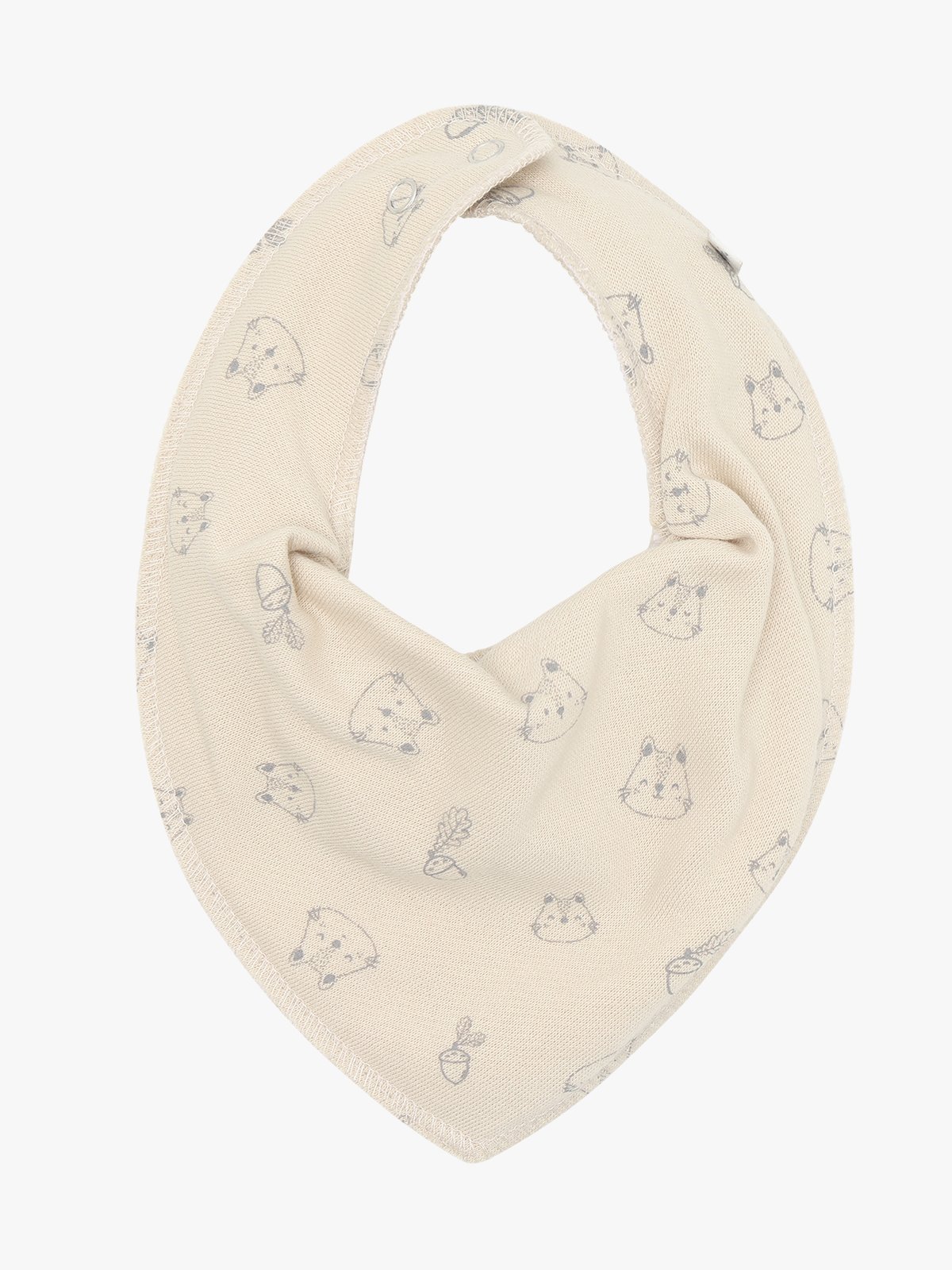 Pippi Bandana Bib Uni -AOP (3-pack) Grå