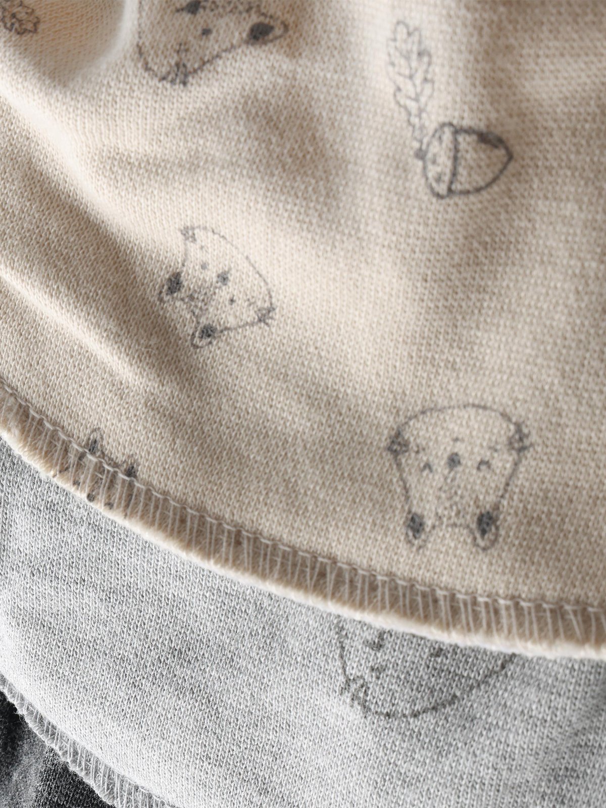 Pippi Bandana Bib Uni -AOP (3-pack) Grå