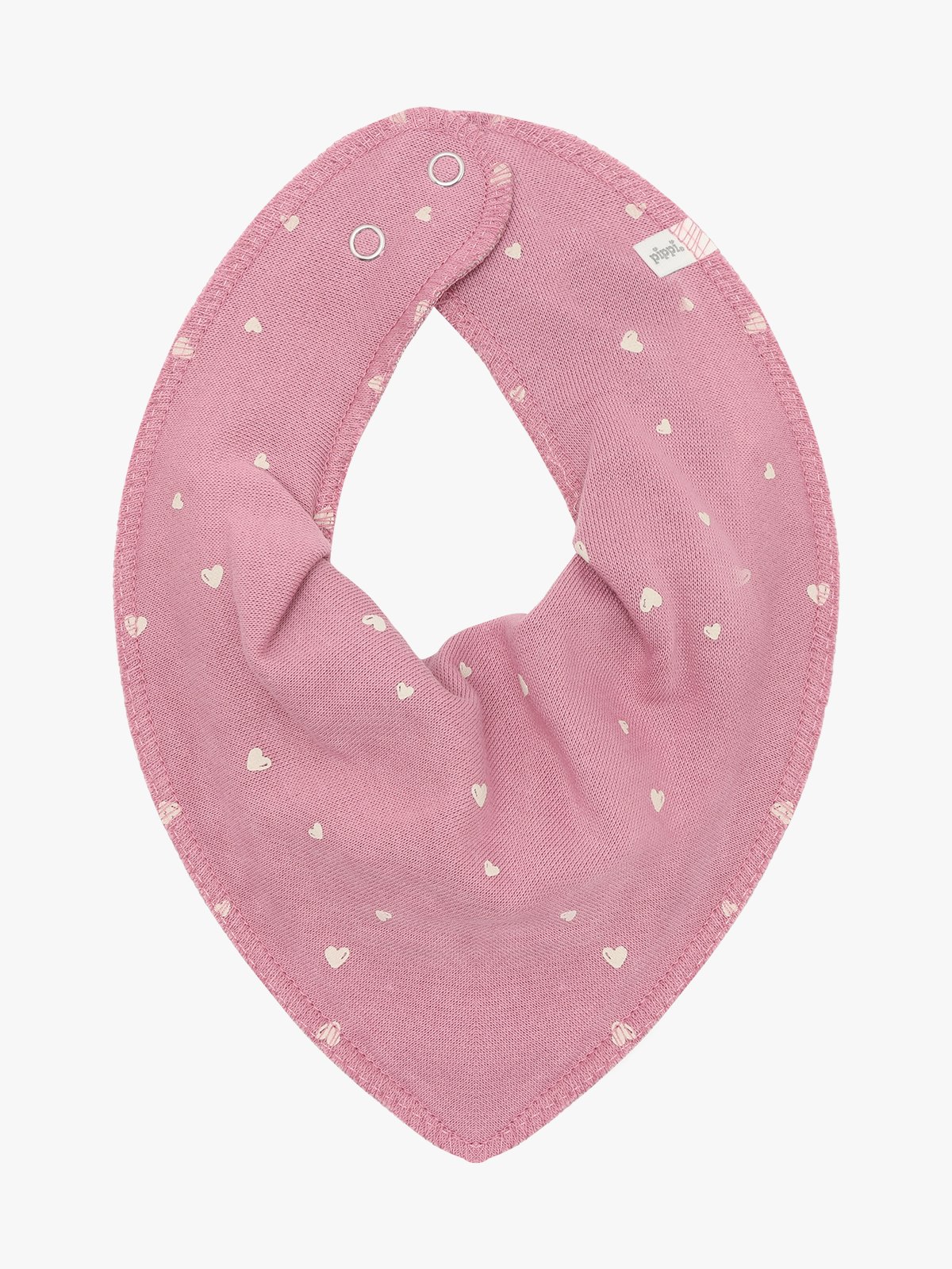 Pippi Bandana Bib Girl -AOP (3-pack) Rosa