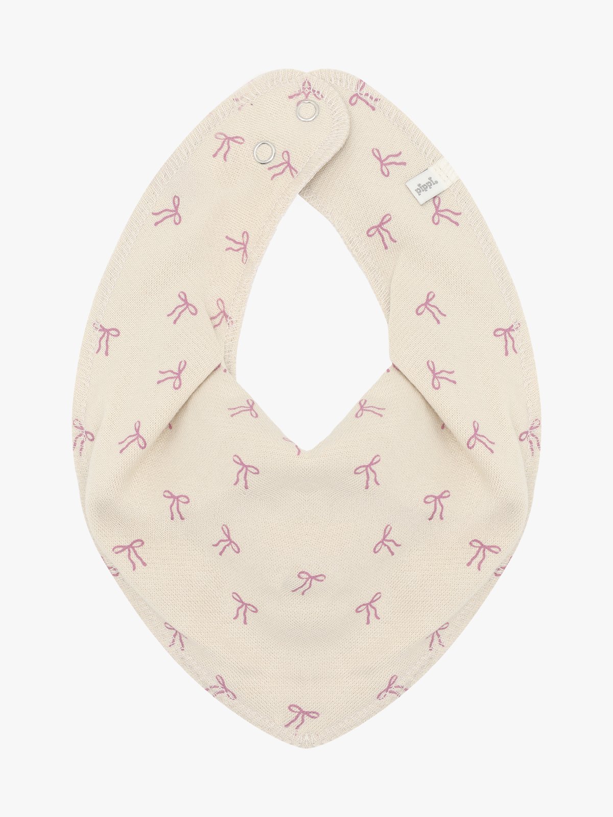 Pippi Bandana Bib Girl -AOP (3-pack) Rosa