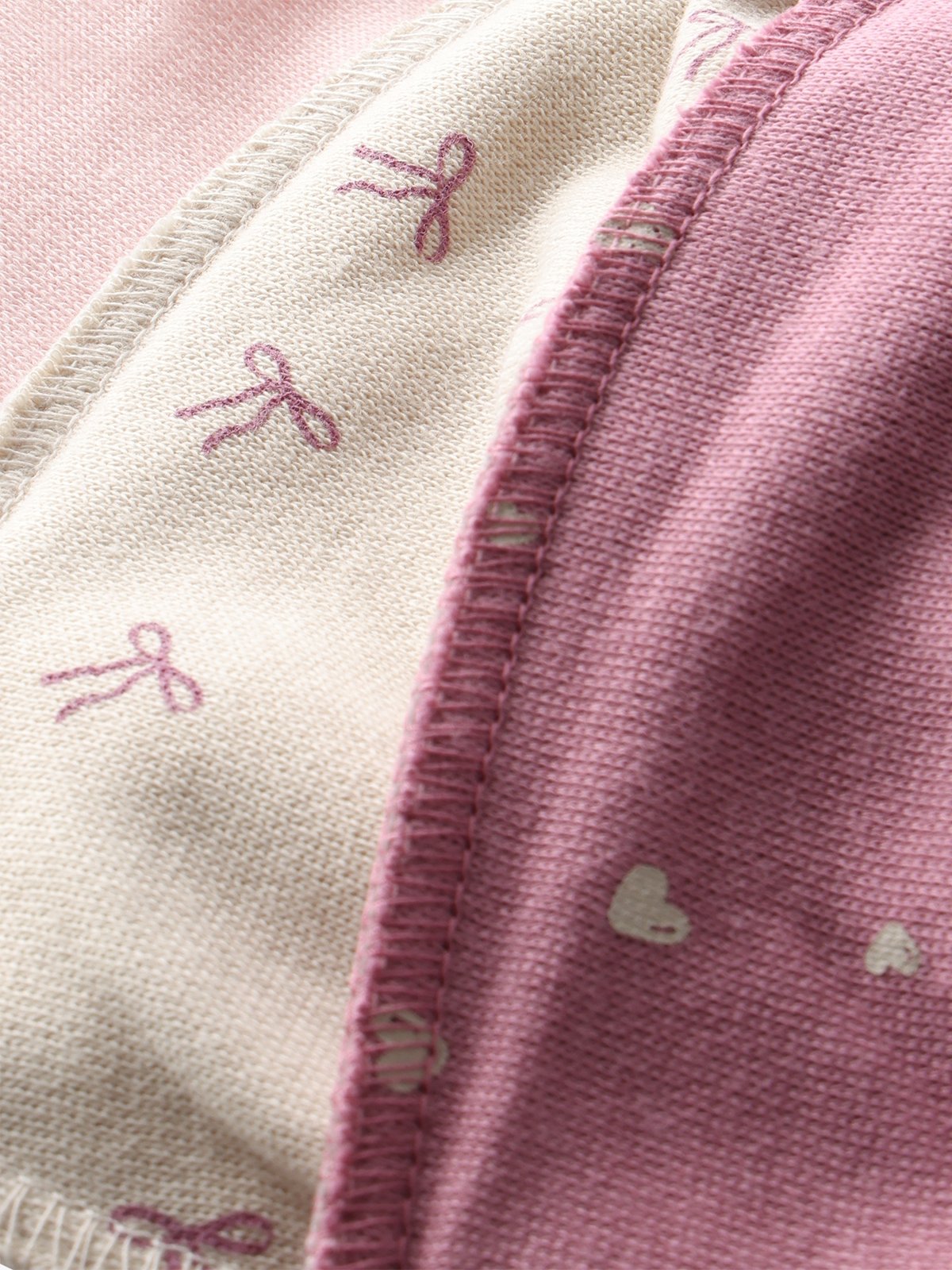 Pippi Bandana Bib Girl -AOP (3-pack) Rosa