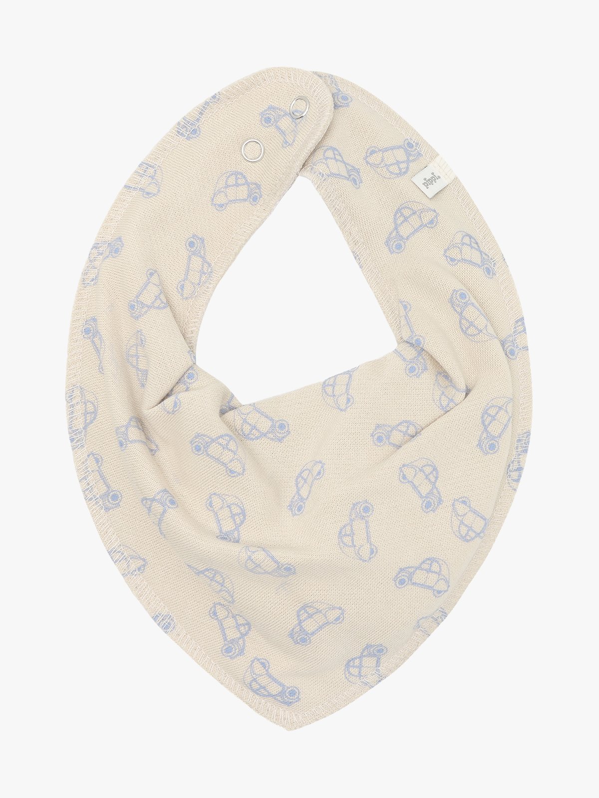 Pippi Bandana Bib Boy -AOP (3-pack) Blå