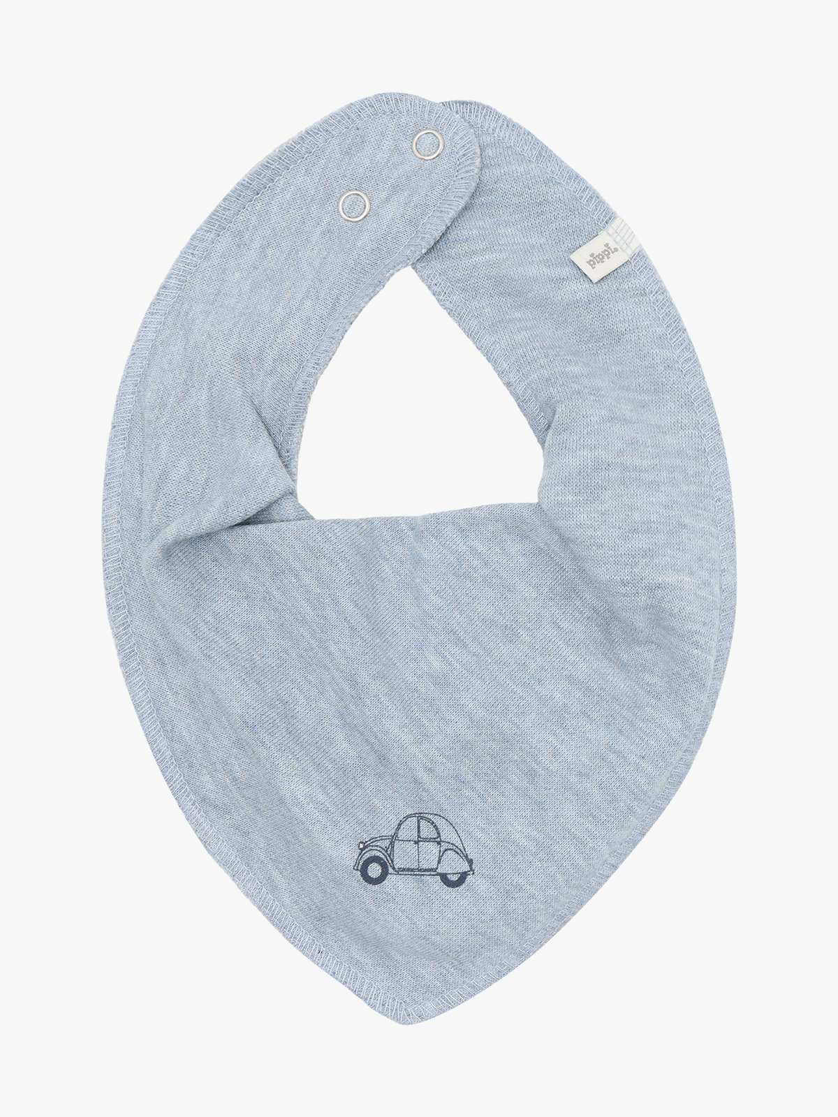 Pippi Bandana Bib Boy -AOP (3-pack) Blå
