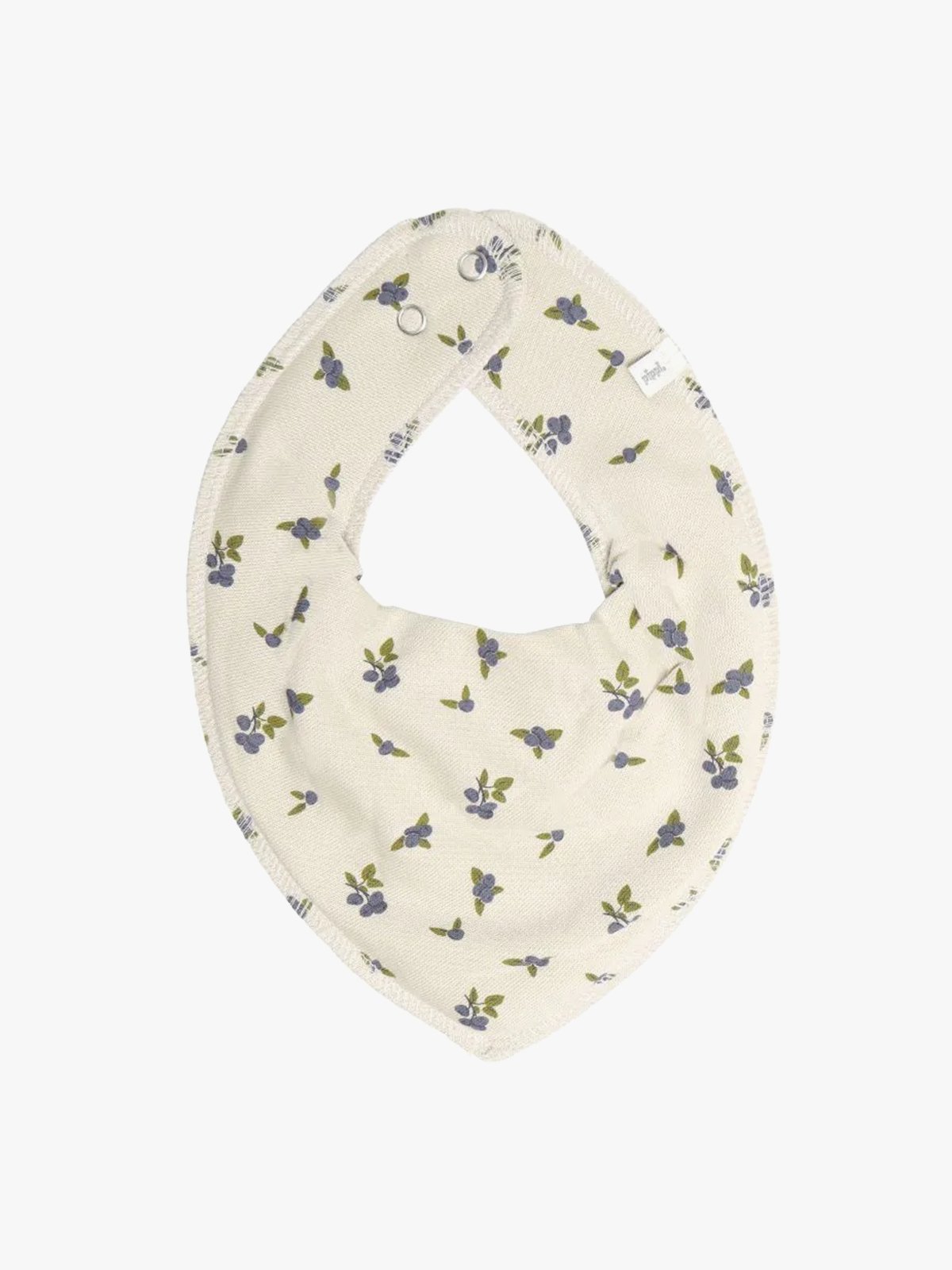Pippi Bandana Bib Girl AOP (3-pack) Blue Granite