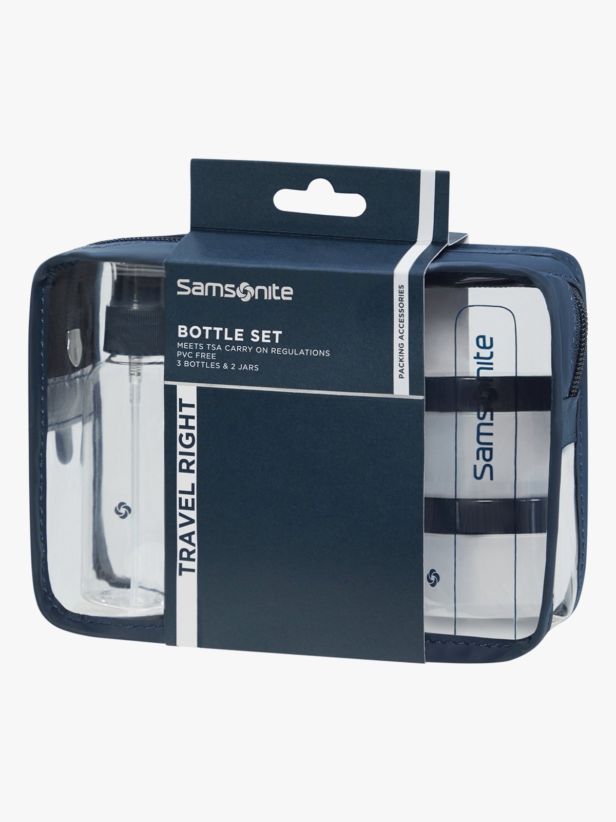 Samsonite Ta Revolution Bottle Set Midnattsblå
