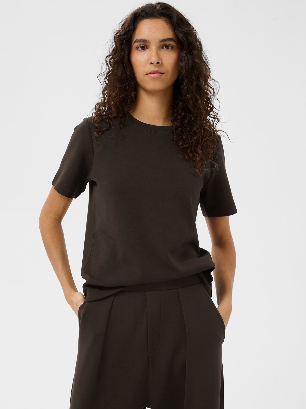 InWear Vincent Karmen T-Shirt Chocolate Brown