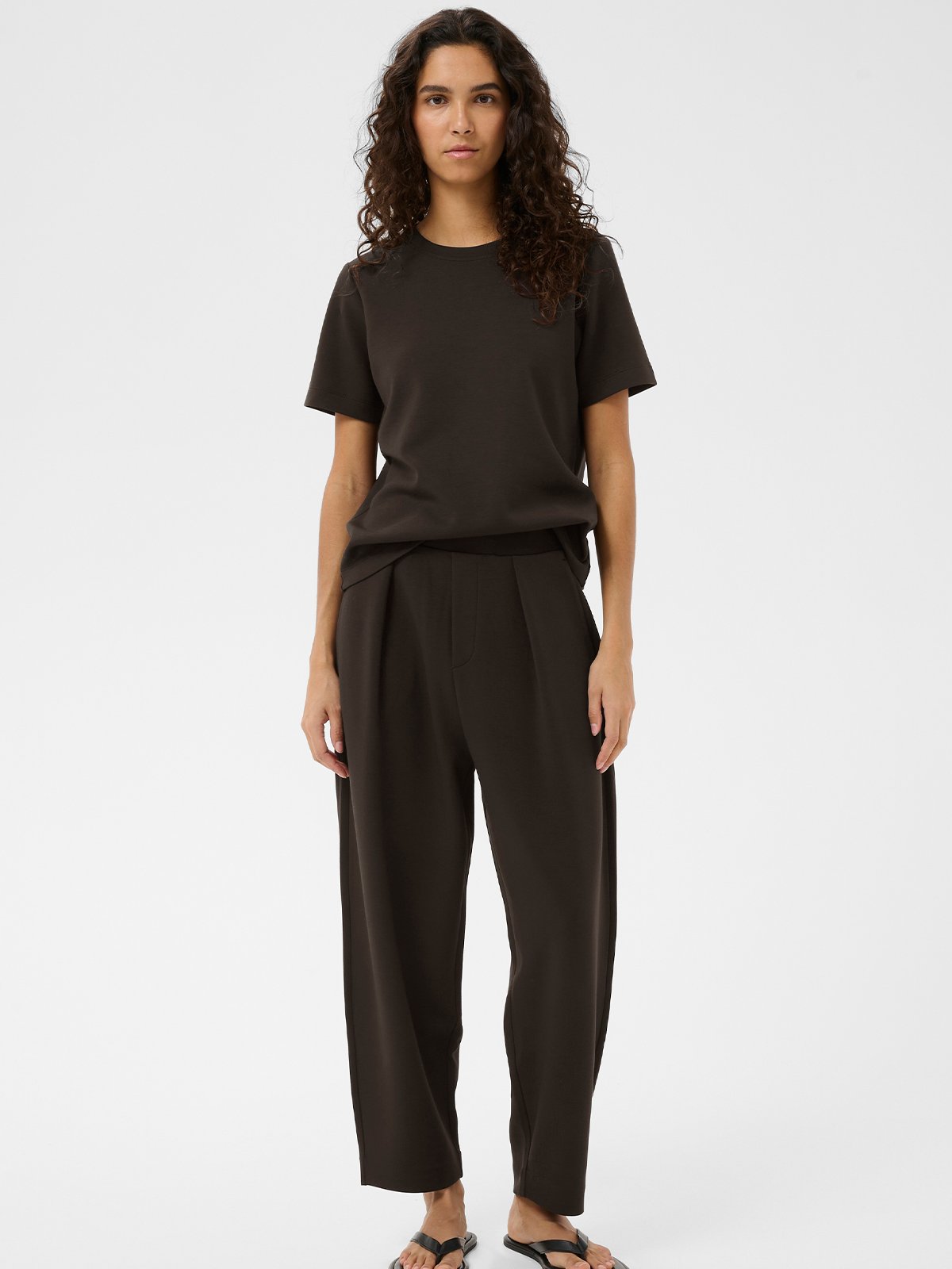 InWear Vincent Karmen T-Shirt Chocolate Brown