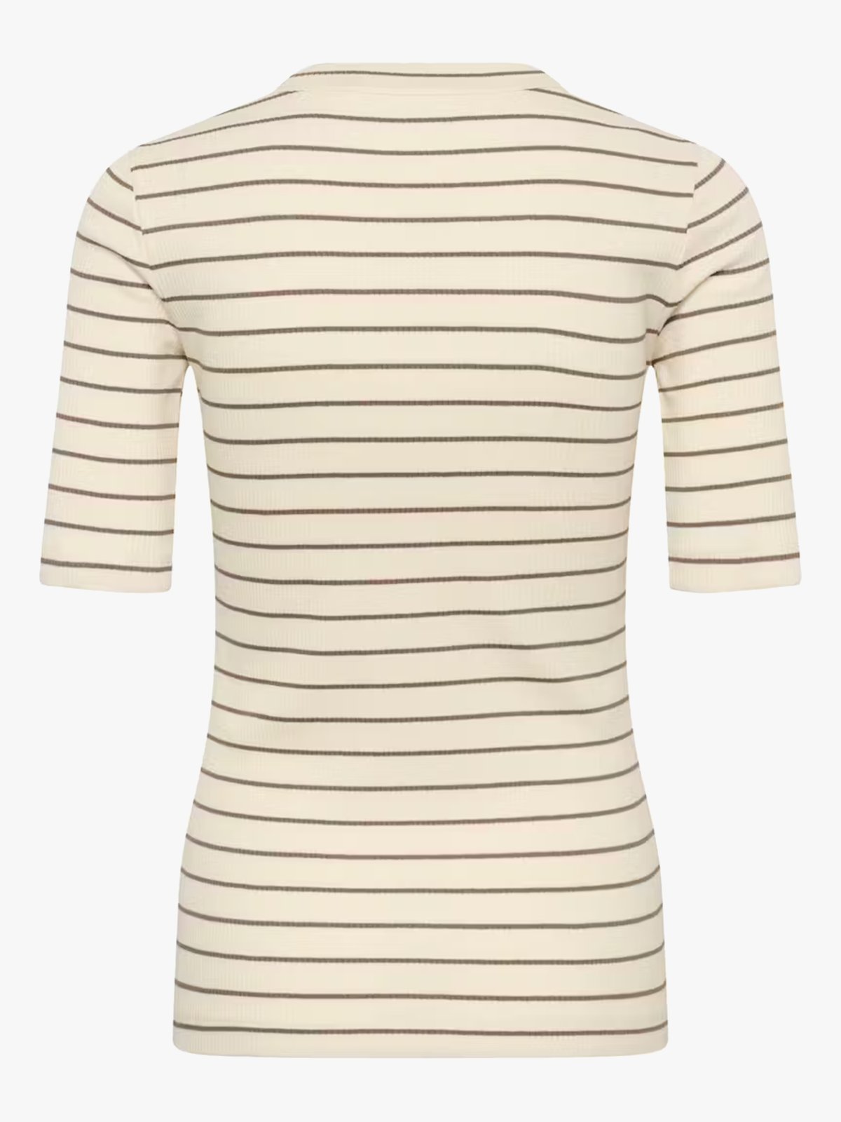 InWear Dagna Striped T-Shirt Vanilla / Coffee Quartz Stripe / White