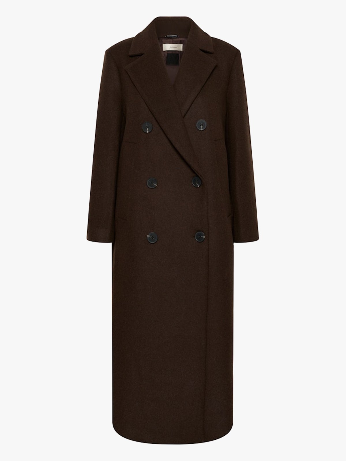 InWear Yunah Long Coat Chocolate Brown