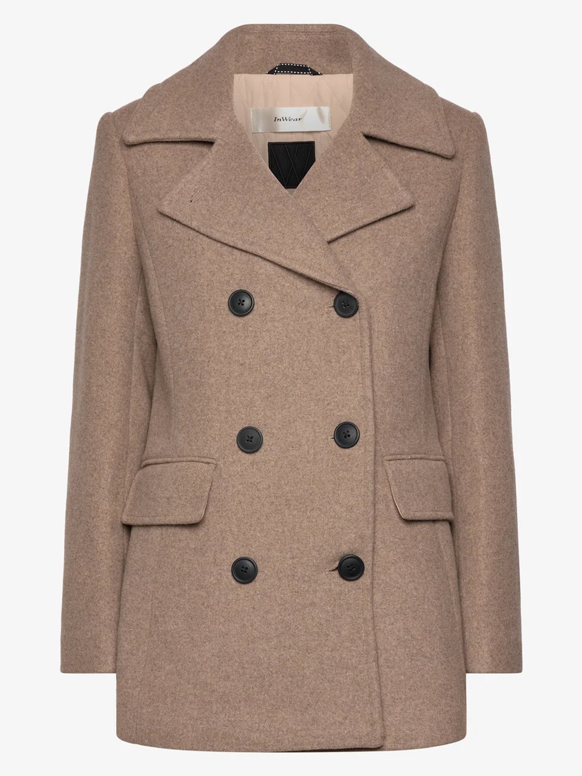 InWear Perry Sailor Coat R Sandy Grey Melange