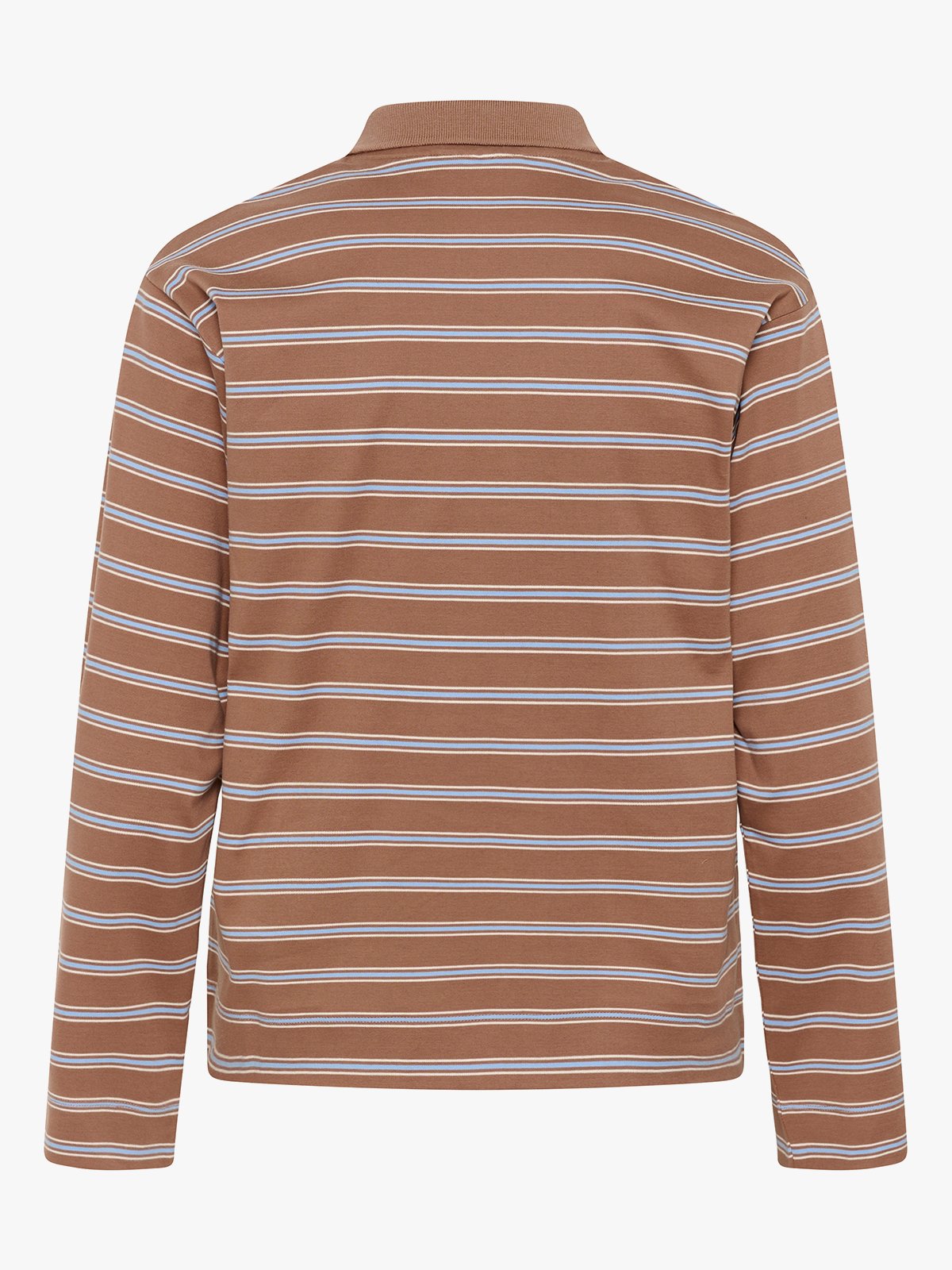 InWear Fikkia Polo T-shirt Chocolate Malt Triple Stripe
