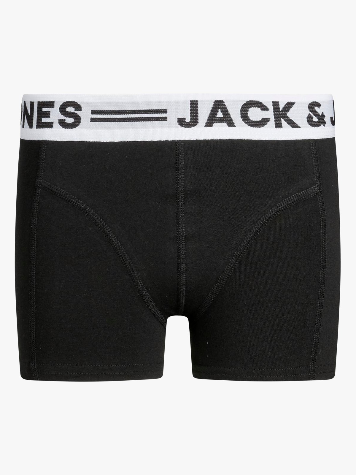 Jack and Jones Junior Sense Trunks 3-Pack Junior Light Grey Melange / Black / White