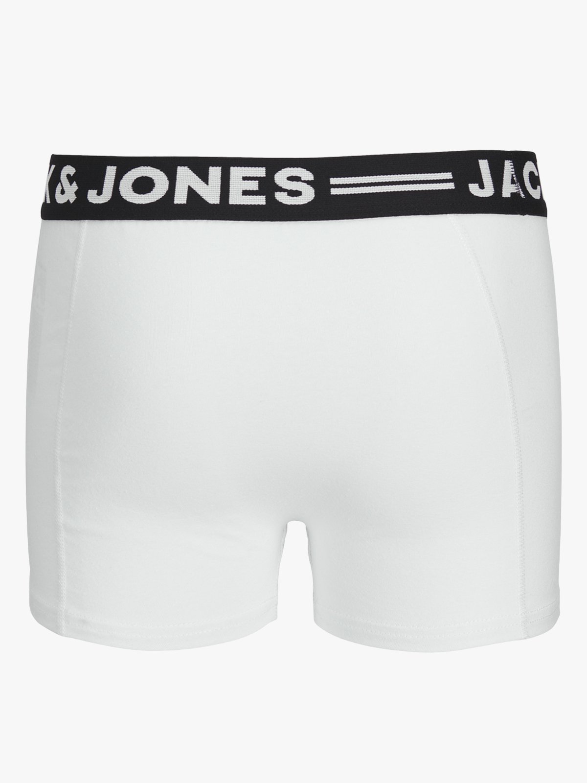 Jack and Jones Junior Sense Trunks 3-Pack Junior Light Grey Melange / Black / White
