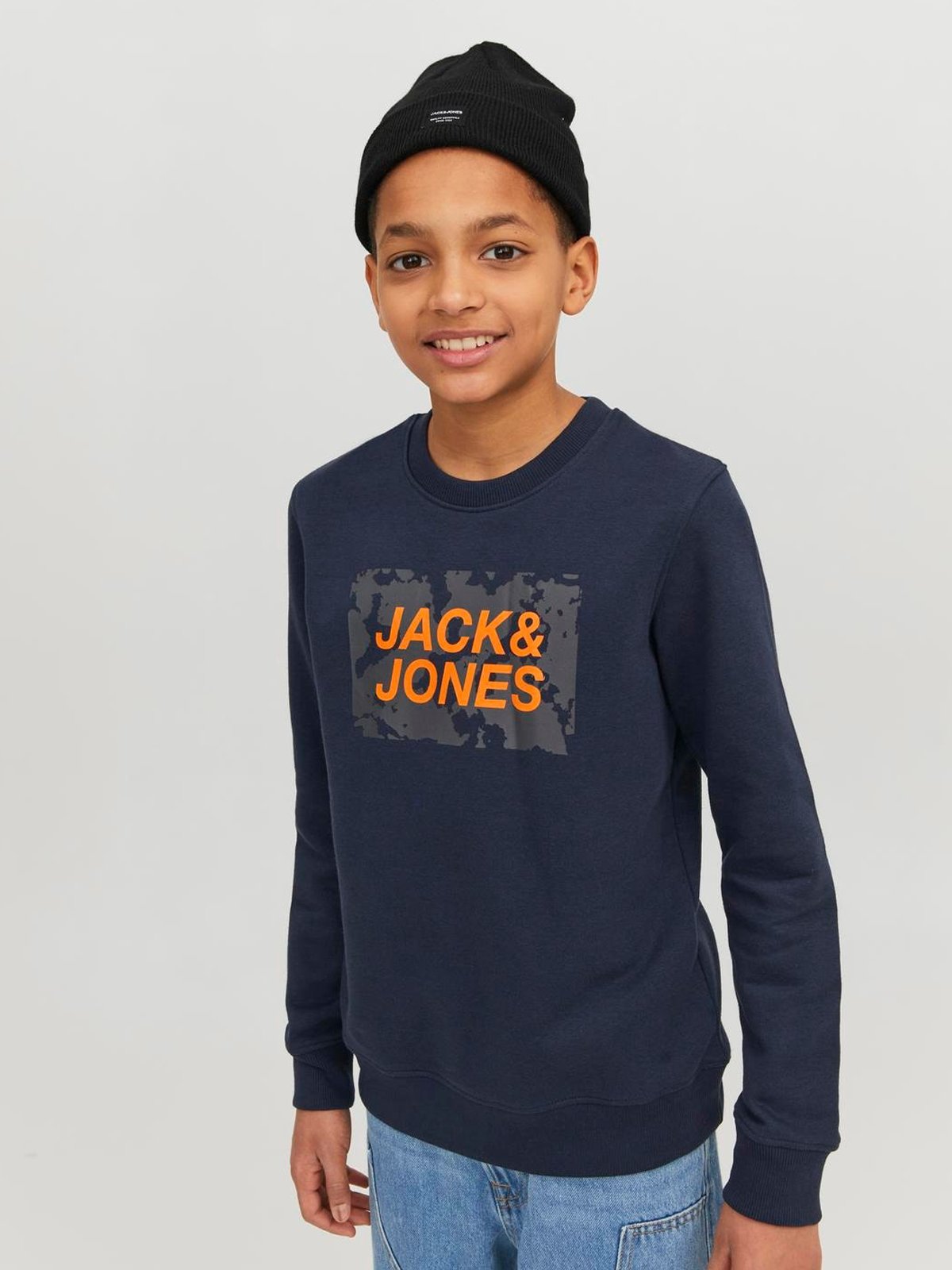Jack & Jones Junior DNA Beanie Junior Black