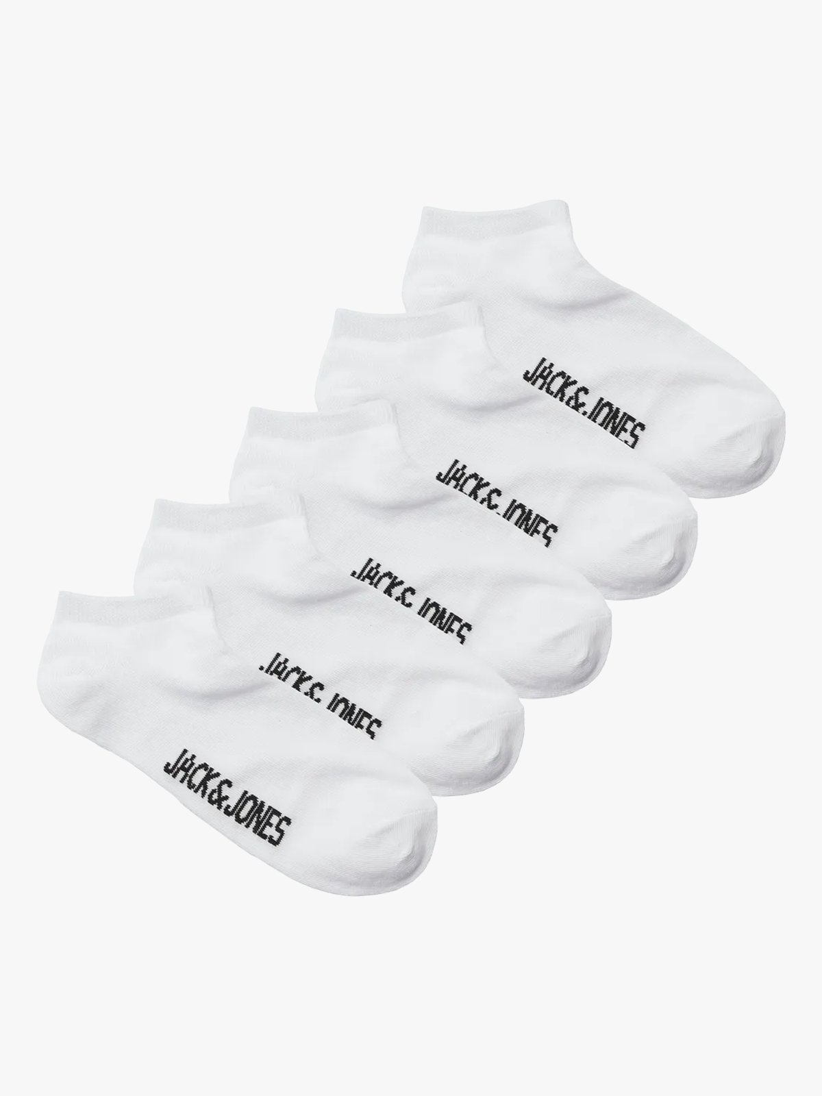 Jack and Jones Junior Dongo Socks 5 Pack Junior White
