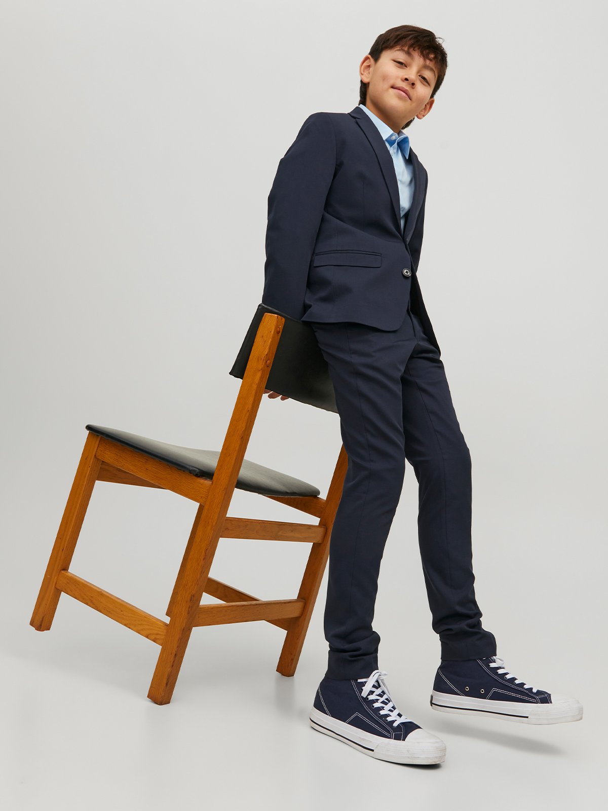 Jack and Jones Junior Solar Suit Dark Navy