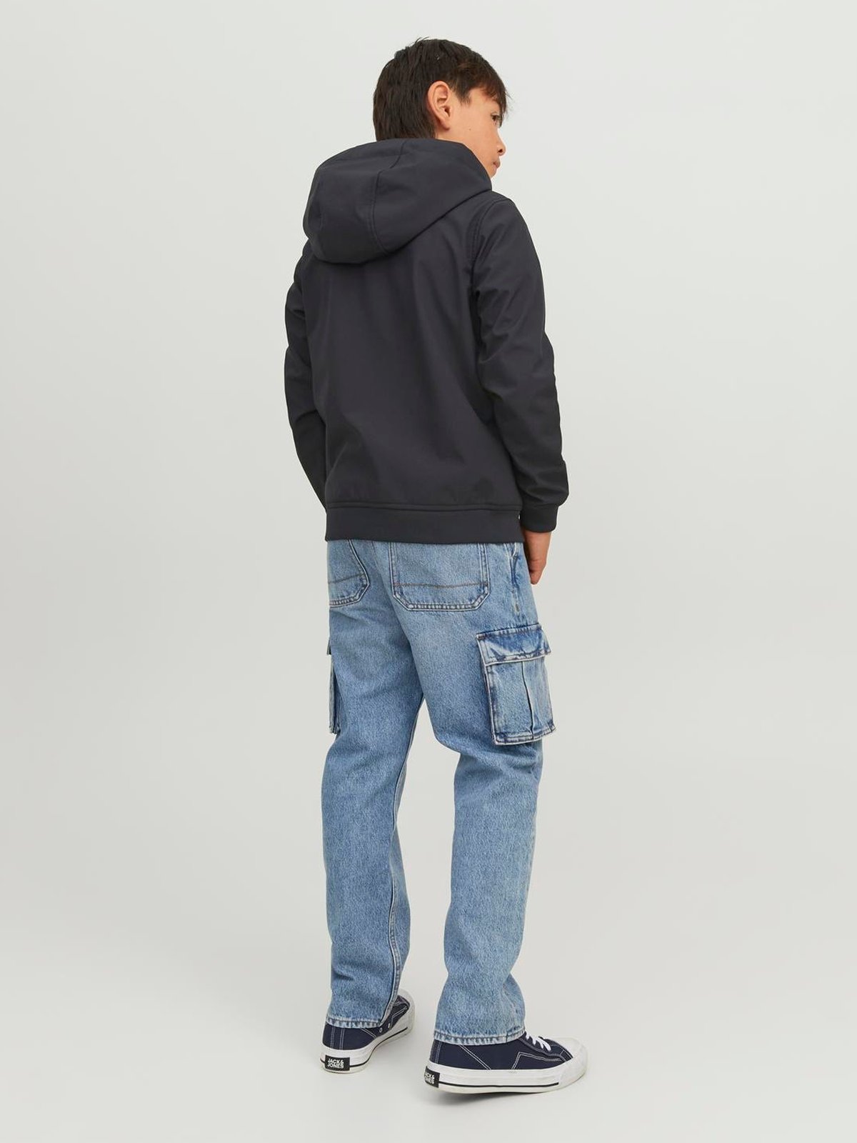 Jack and Jones Junior Basic Softshell Hood Junior Black